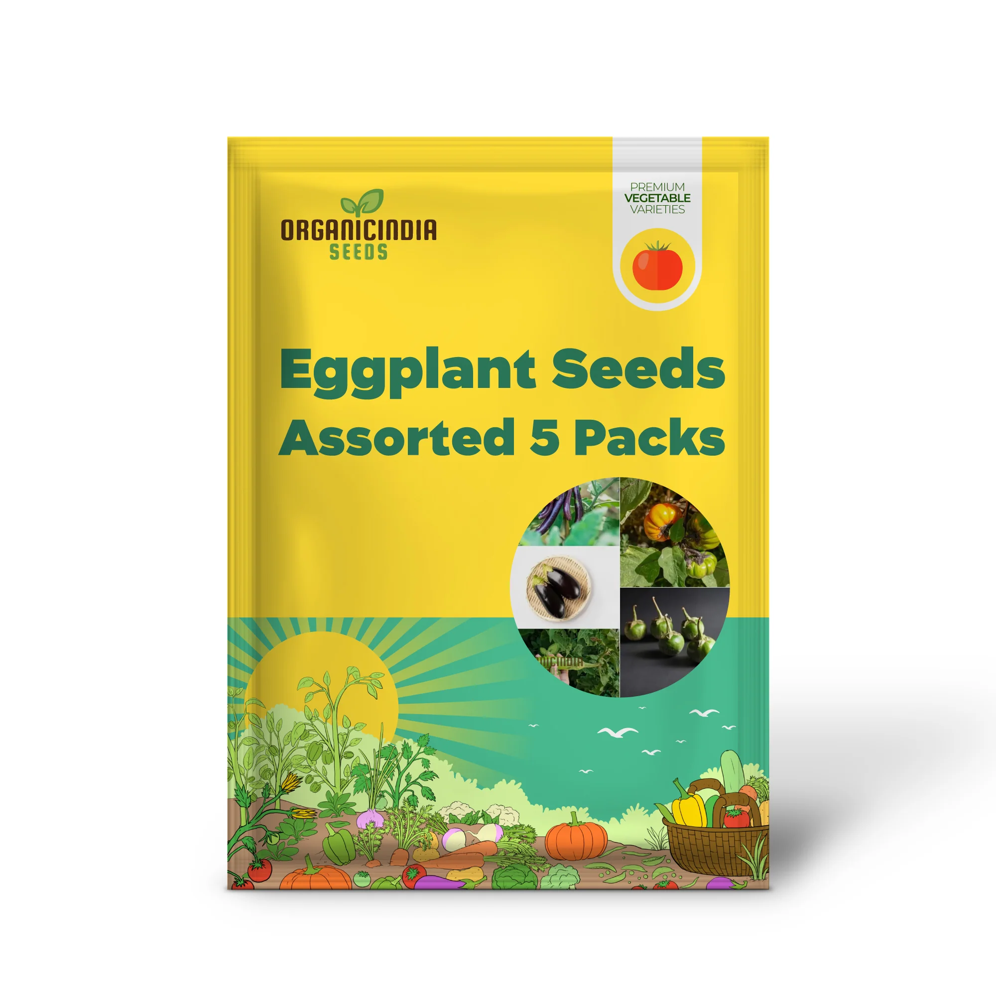 Eggplant Seeds Assorted 5 Packs | Premium Quality for Planting and Gardening - Image 2