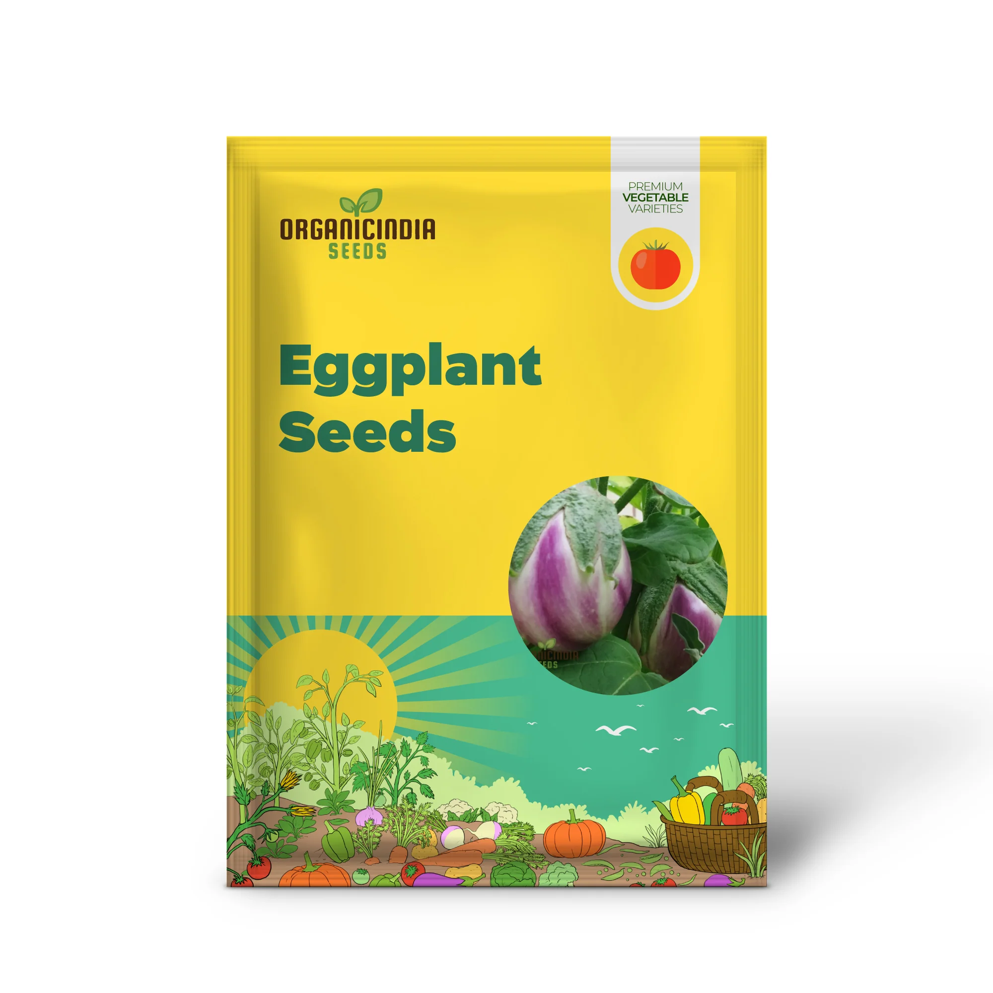 Eggplant Seeds - Rosa Bianca, Organic Seeds for Planting in Your Garden - Image 2