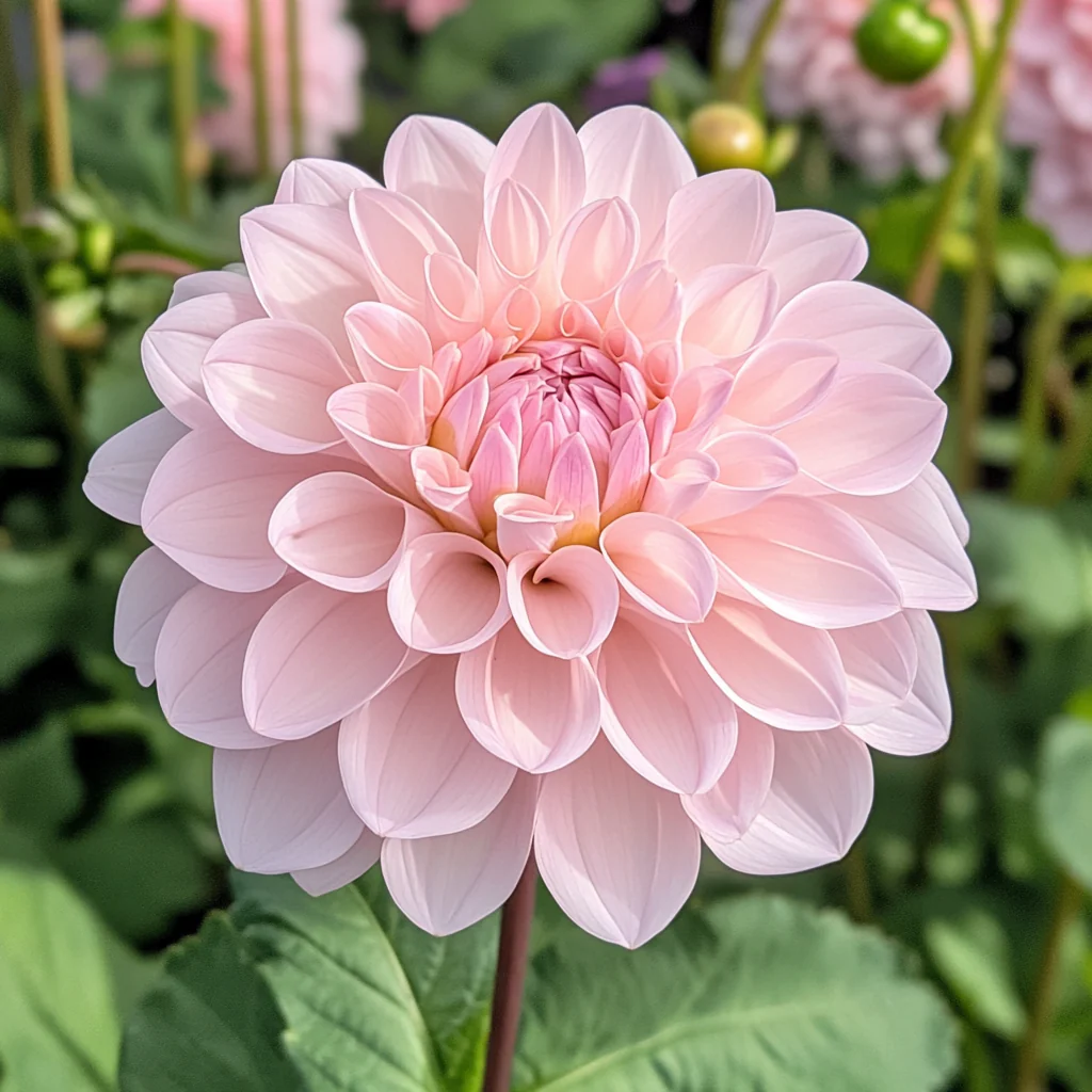 Elegant Light Pink Blooms with a Deeper Pink Throat - Image 2