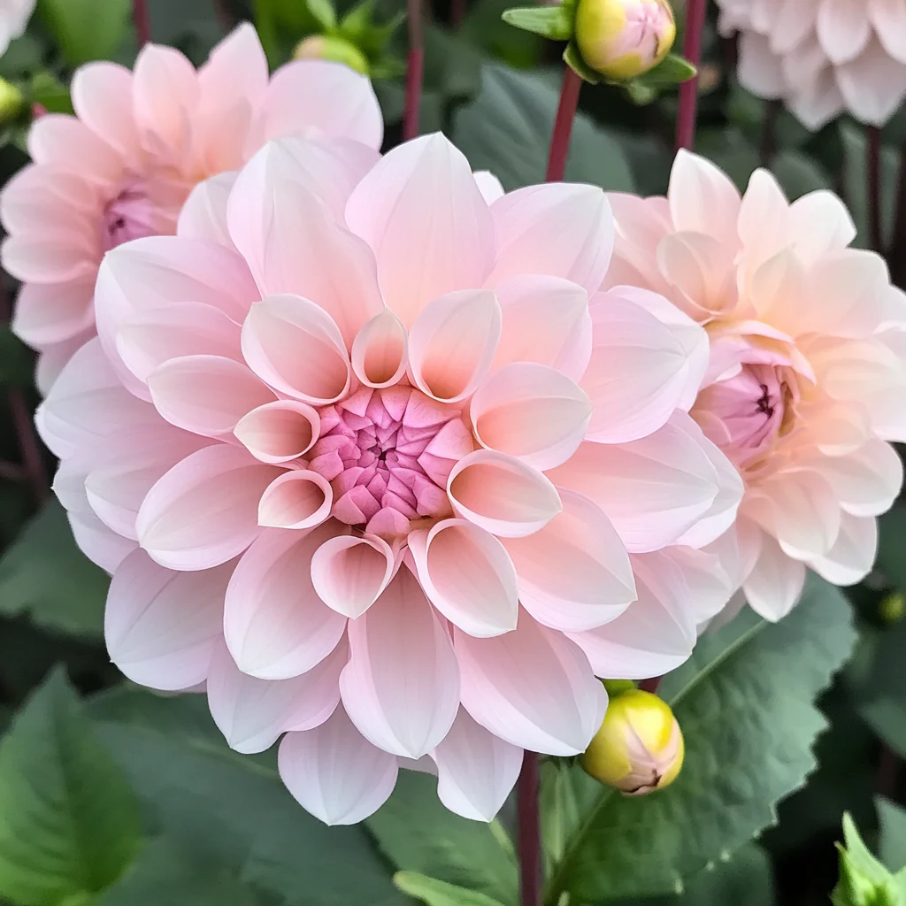 Elegant Light Pink Blooms with a Deeper Pink Throat - Image 4