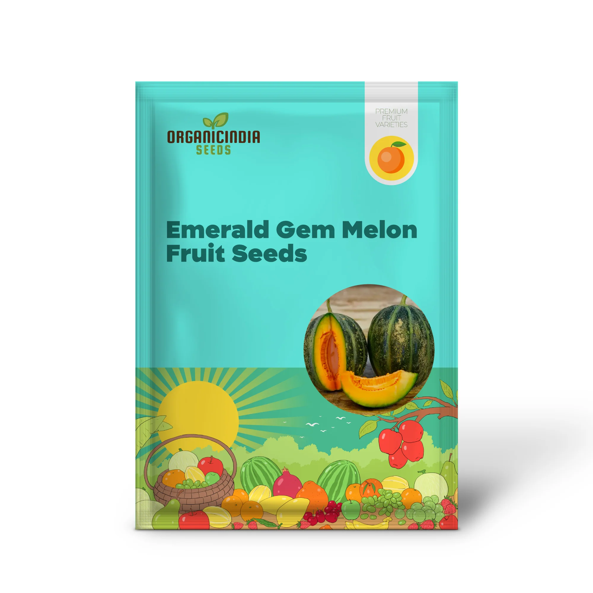 Emerald Gem Melon Seeds For Planting: Exquisite Heirloom Gardening Delight for Your Lush Green Oasis - Image 2