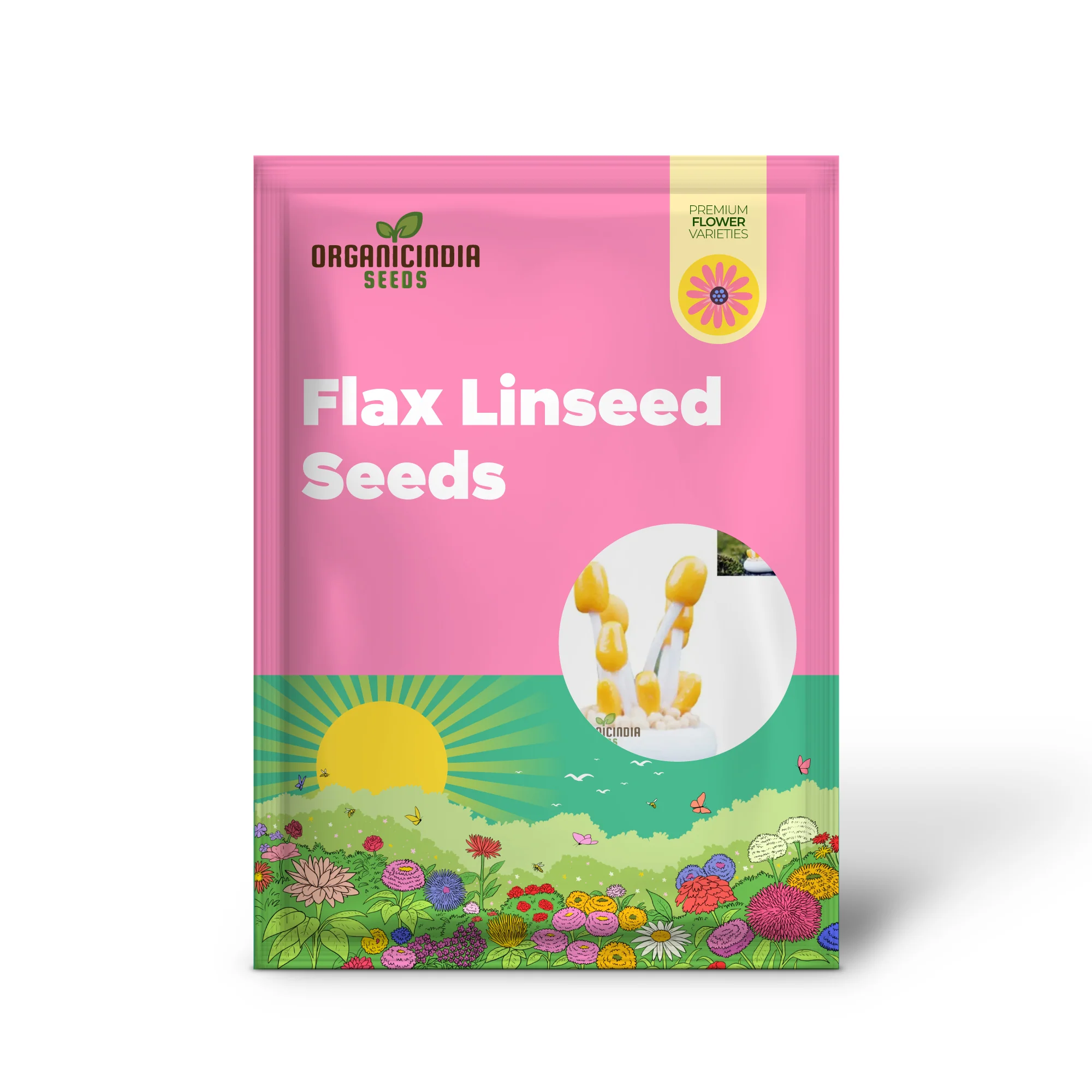 Flax Linseed Seeds Hanging Bonsai, Planting, 100 pcs - Image 2