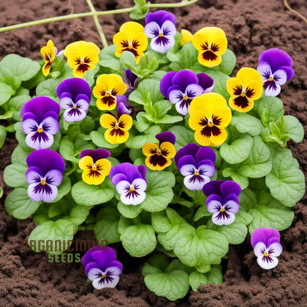 Viola Germania Mixed Flower Seeds, Vibrant Assortment for Your Garden