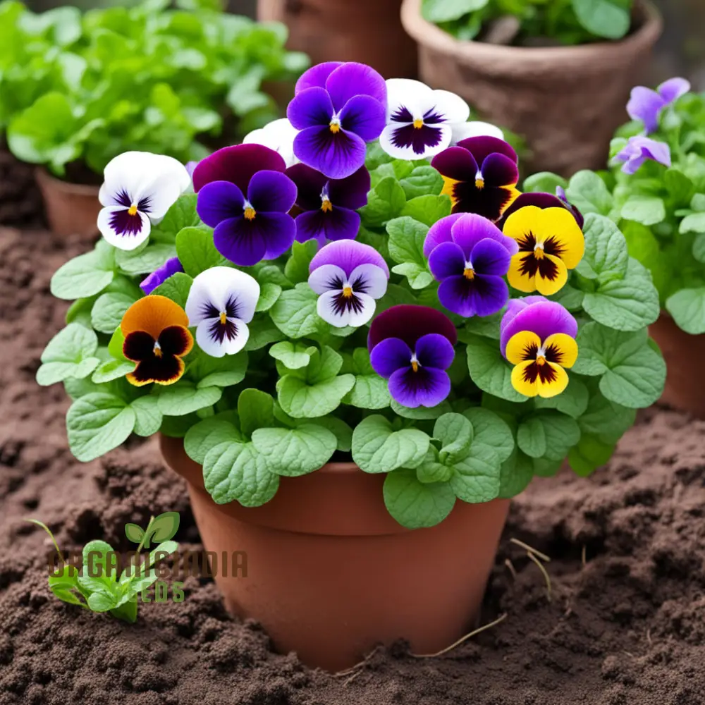 Viola Germania Mixed Flower Seeds, Vibrant Assortment for Your Garden - Image 3