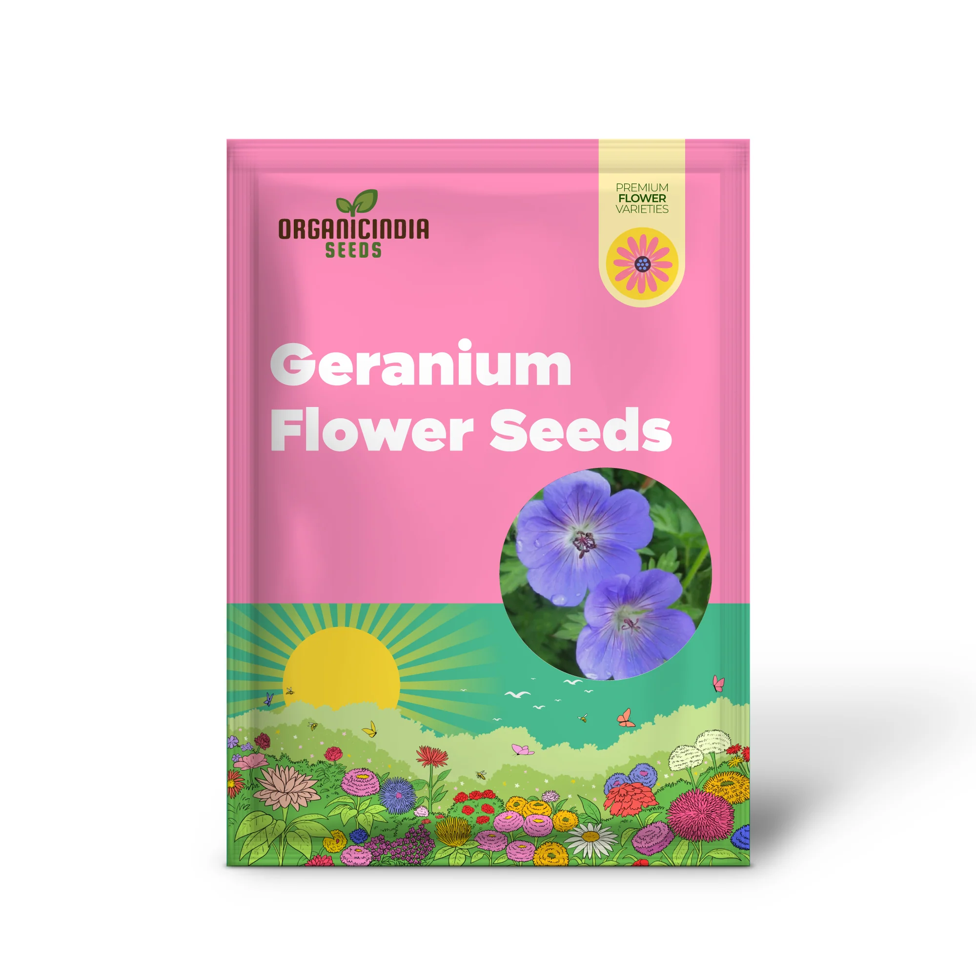 Geranium Seeds – Vibrant Blooming Variety for Garden Planting - Image 2
