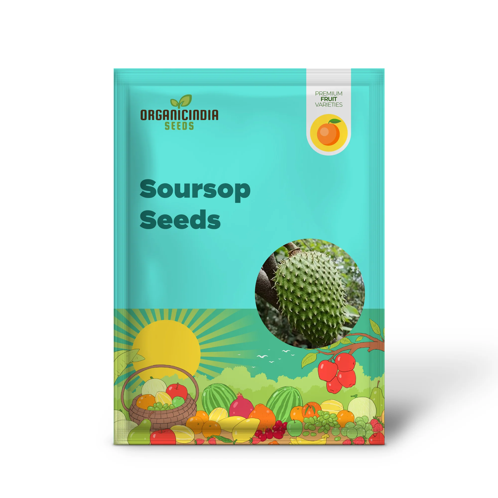 Giant Soursop Seeds Annona Tropical Fruit with Sweet Tangy Flavor for Culinary  Health Benefits - Image 2