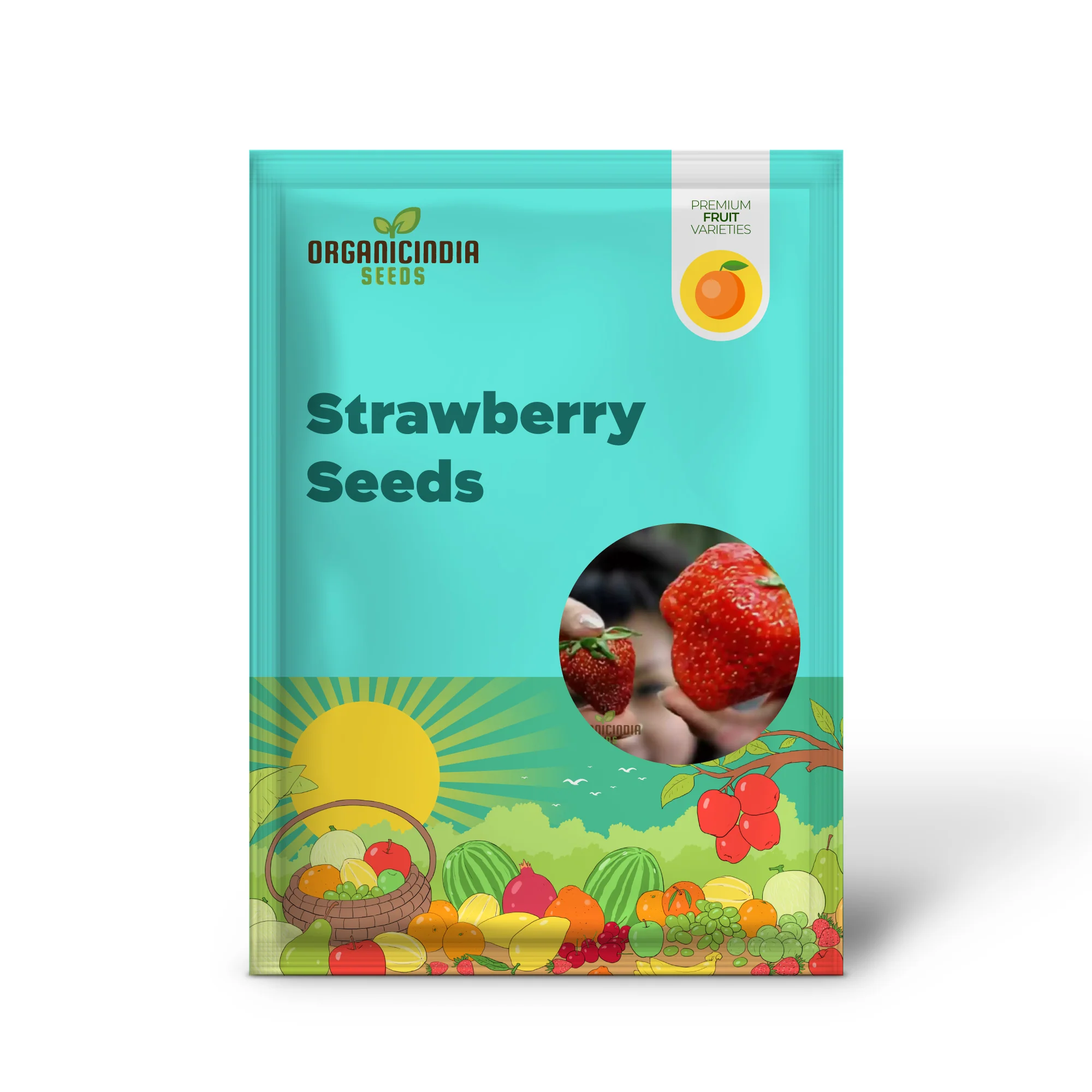 Giant Strawberry Seeds for Planting,Super Red Fragola - Image 2