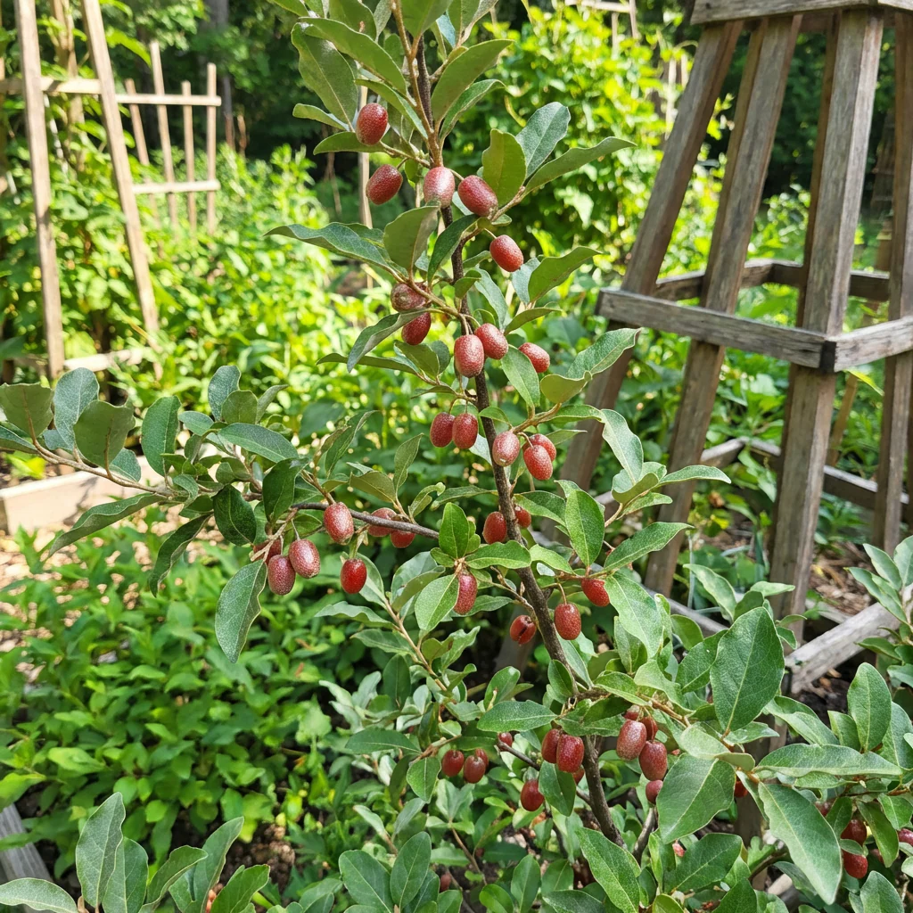 Goumi Berry (Elaeagnus multiflora) Fruit Seeds – Hardy Shrub for Home Gardens - Image 3