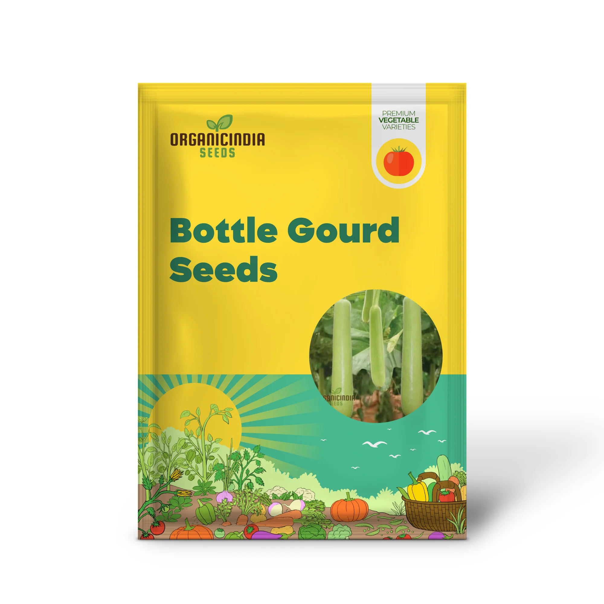 Green Bottle Gourd Vegetable Seeds For Planting, Organic Green Bottle Gourd Seeds: Fast-Growing Vines for Fresh Harvests - Image 2