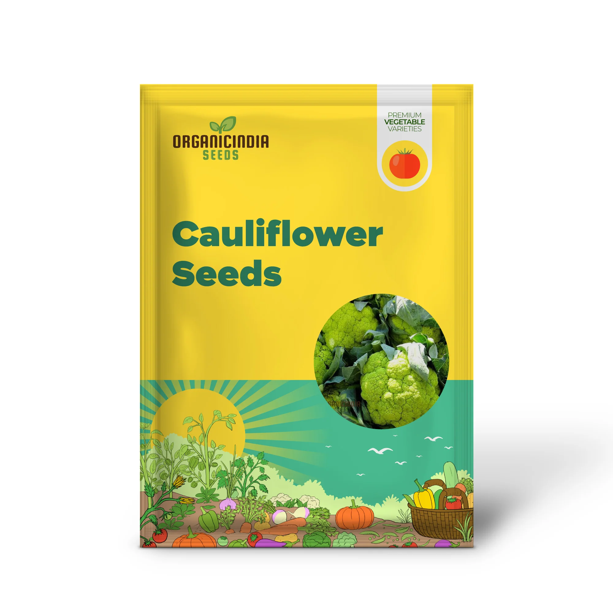 Green Cauliflower Seeds, Elevate Your Garden with Fresh Vegetable Delights - Image 2