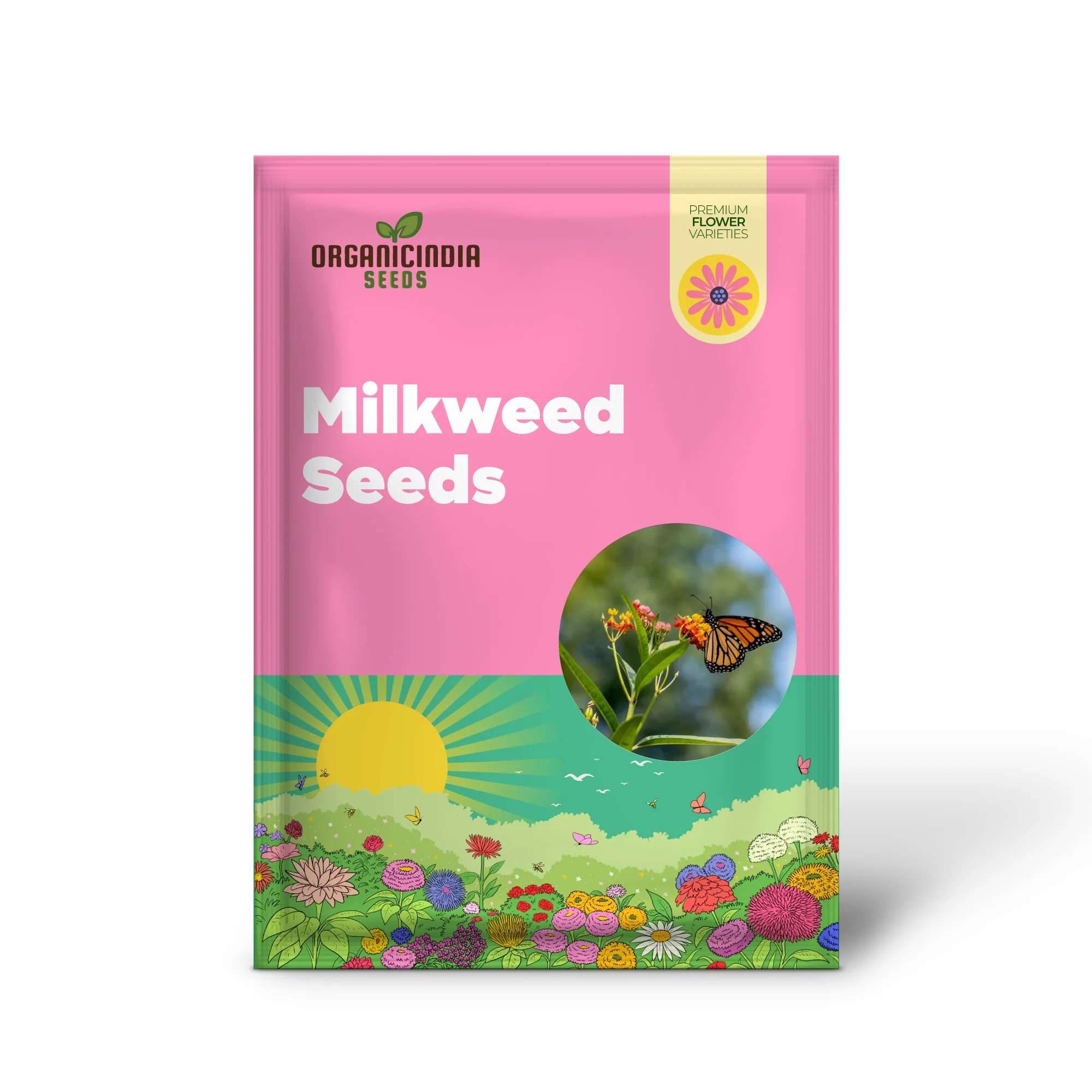 Grow Your Own Monarch Butterfly Haven with Heirloom Non-GMO Milkweed Seeds - Create a Vibrant Butterfly Sanctuary in Your Home Garden - Image 2