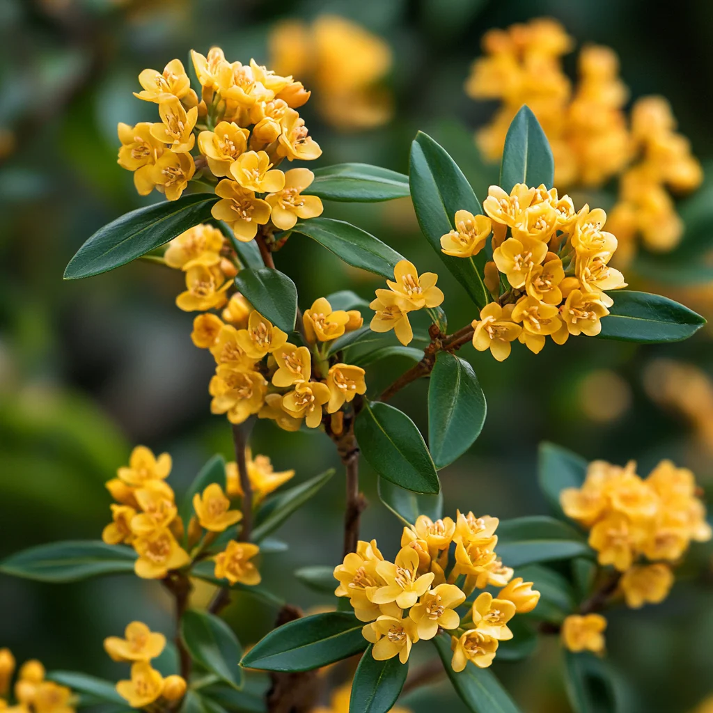 Hardy Upright Golden Flower Shrub Seeds – Early Blooming Golden Flowers