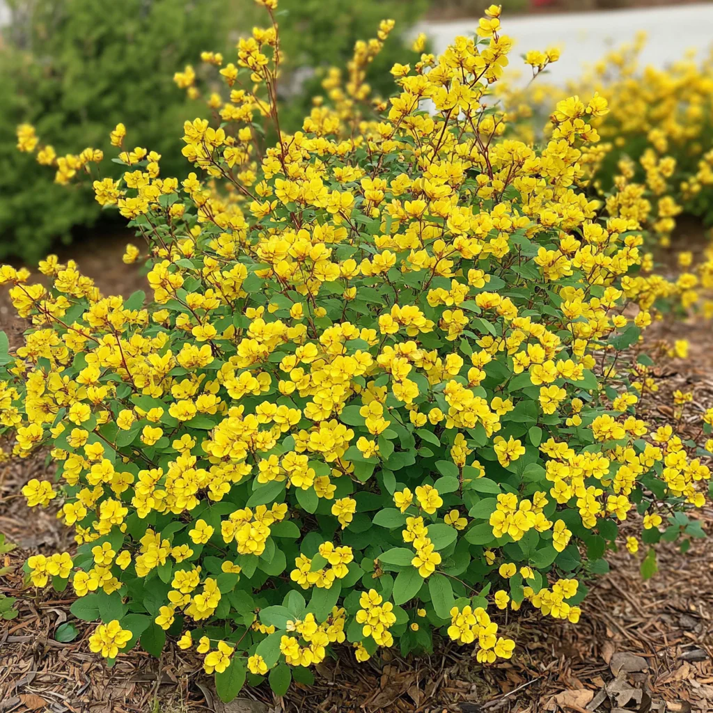 Hardy Upright Golden Flower Shrub Seeds – Early Blooming Golden Flowers - Image 2