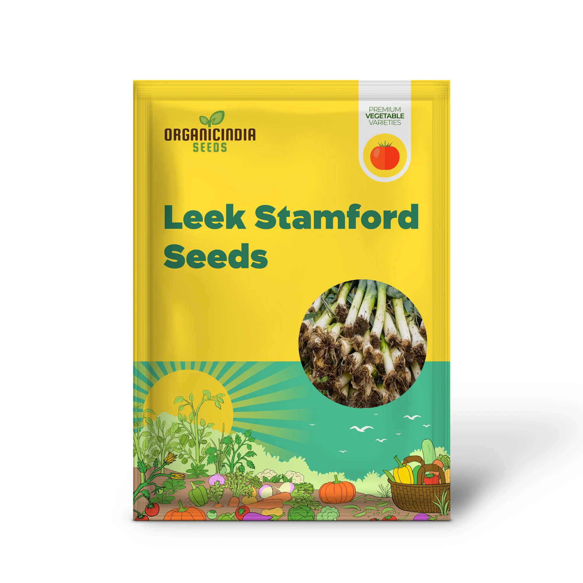 High-Quality Leek Stamford Seeds for Gardening: Premium Vegetable Seeds for Home Gardeners - Image 2