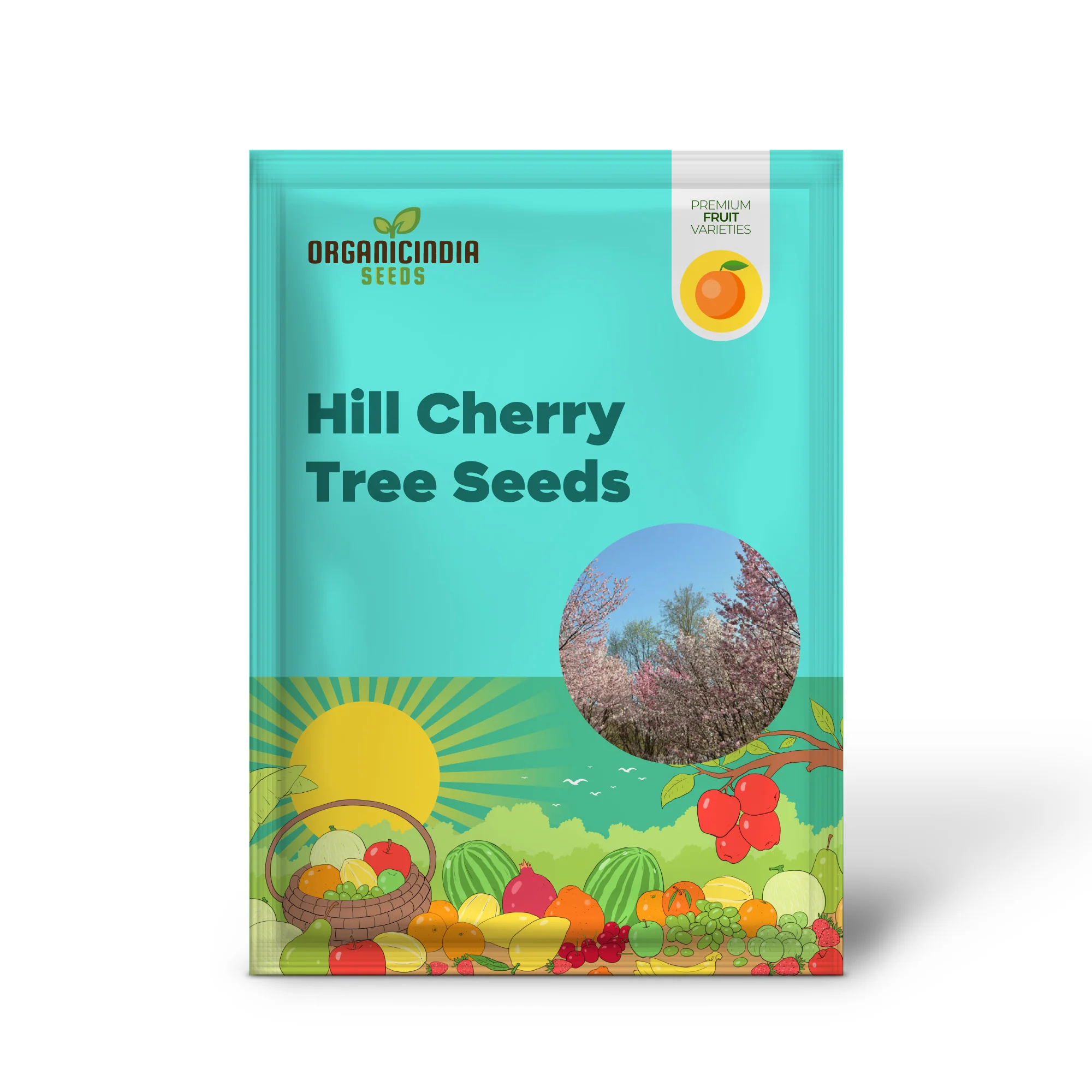 Japanese Mountain Cherry (Prunus serrulata spontanea) – Hill Cherry Tree Seeds with Pink & White Flowers and Red Fruit - Image 2