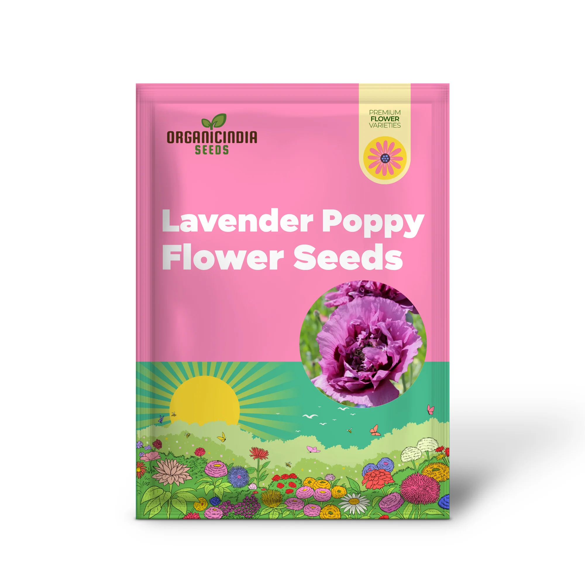 Lavender Double Poppy Flower Seeds, Cultivating Beauty and Tranquility in Your Garden with Expert Planting and Gardening - Image 2
