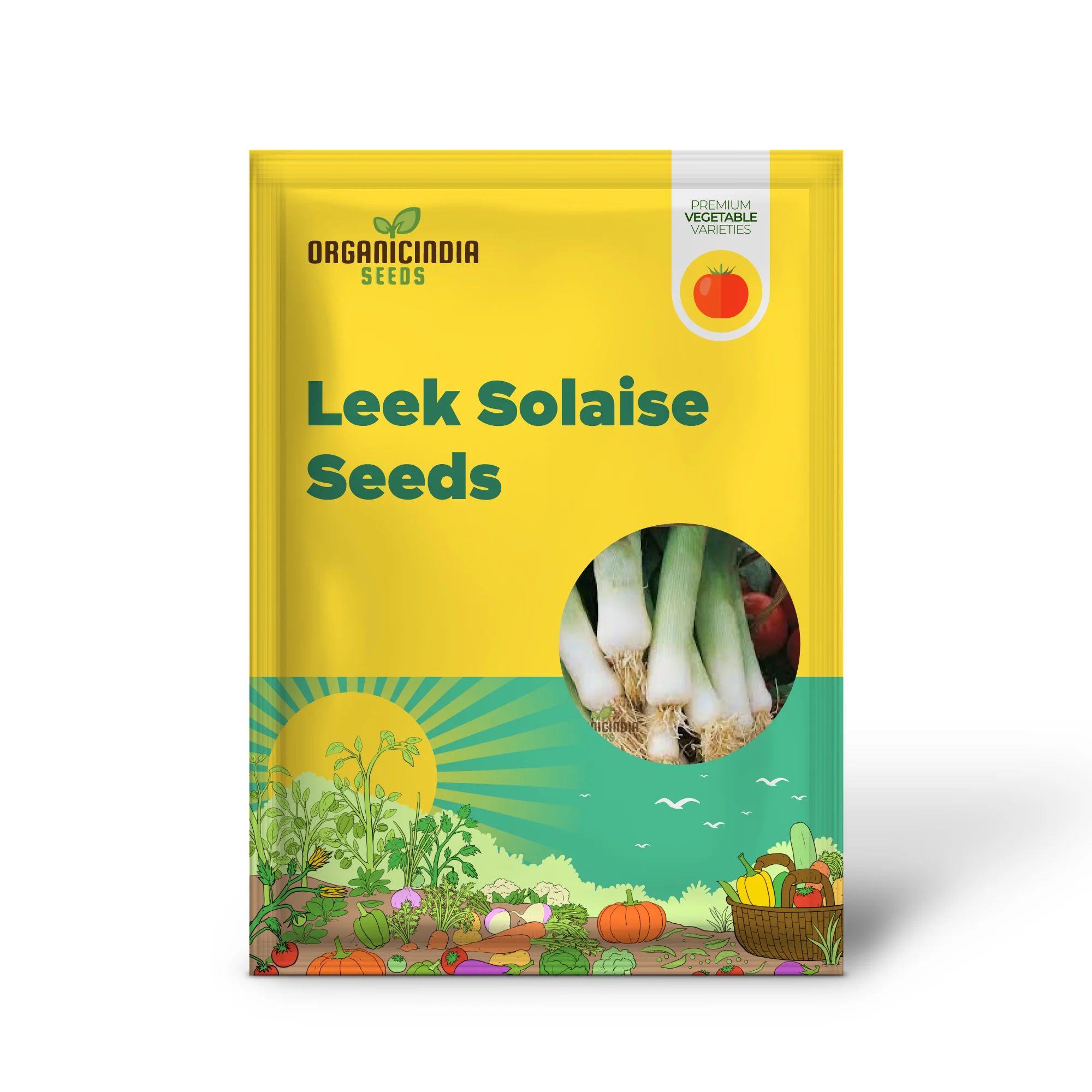 LEEK BLUE SOLAISE Seeds for Vibrant Gardening | Heirloom Vegetable Seeds for Your Sustainable Garden - Image 2