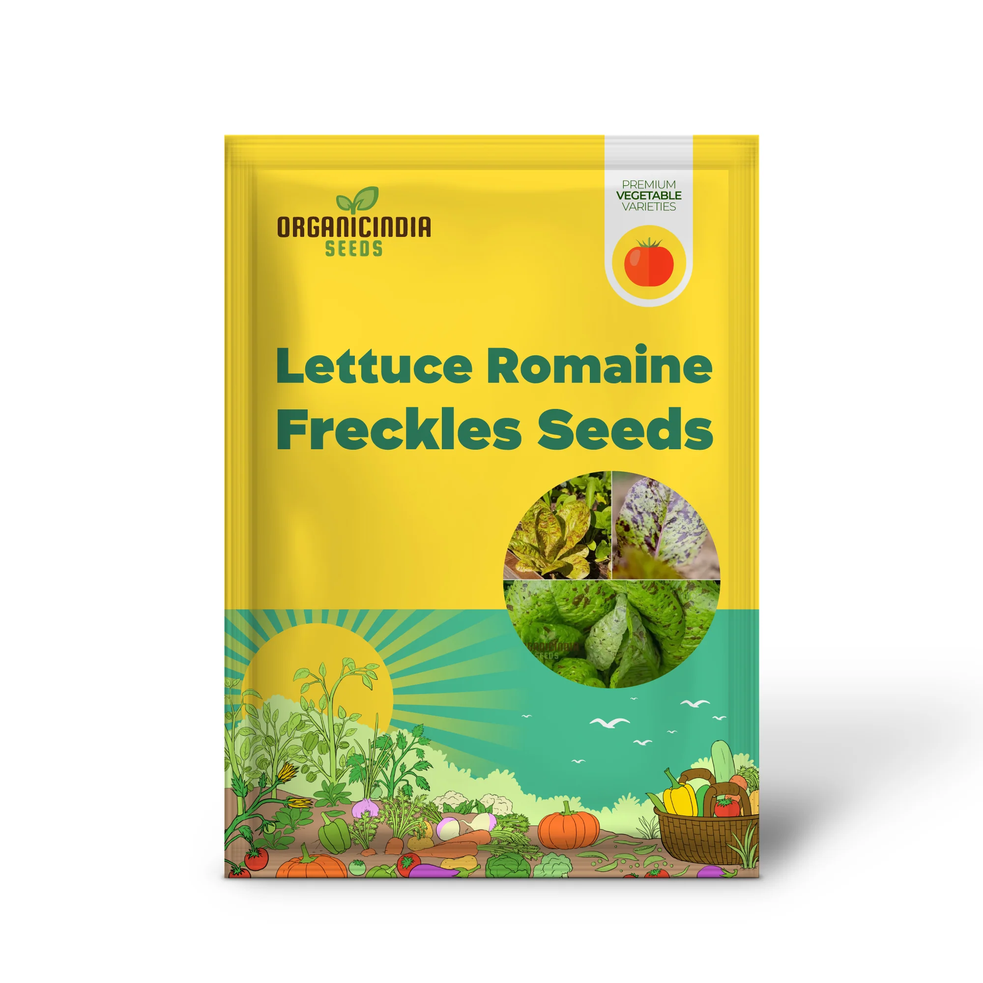Lettuce - Romaine Freckles Seeds For Planting, Unique Red-Flecked Romaine Lettuce for Your Home Garden - Image 2
