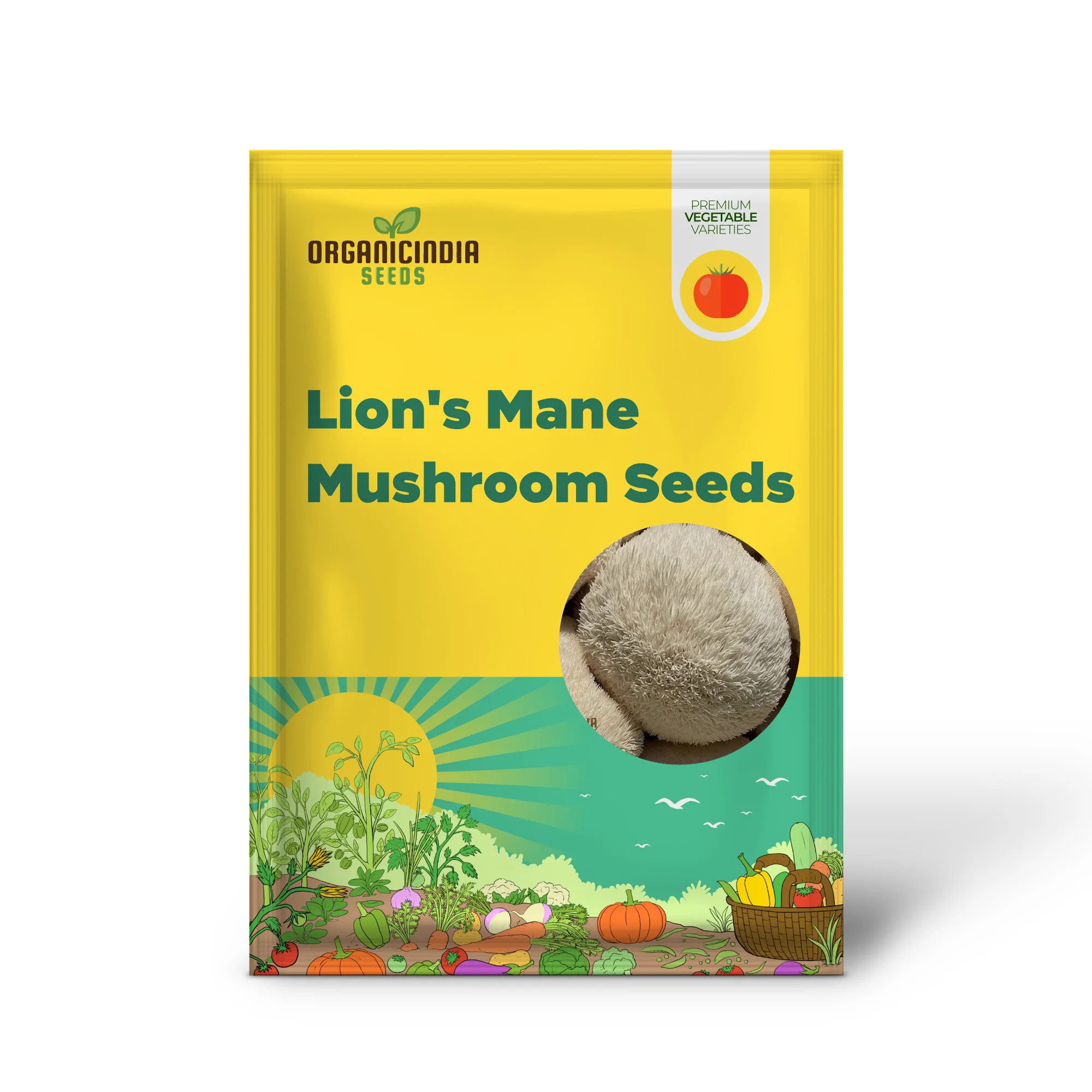 Lion's Mane Mushroom Seeds Grow Kit,, Cultivate Exotic Edible Fungi at Home with All-in-One Vegetable Seed Package - Image 2