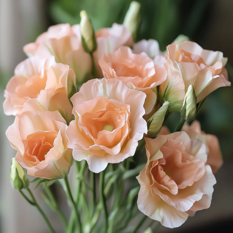 Lisianthus Rosita 2 Apricot Seeds, Soft Apricot Blooms for Elegant Gardens & Bouquets - Image 2