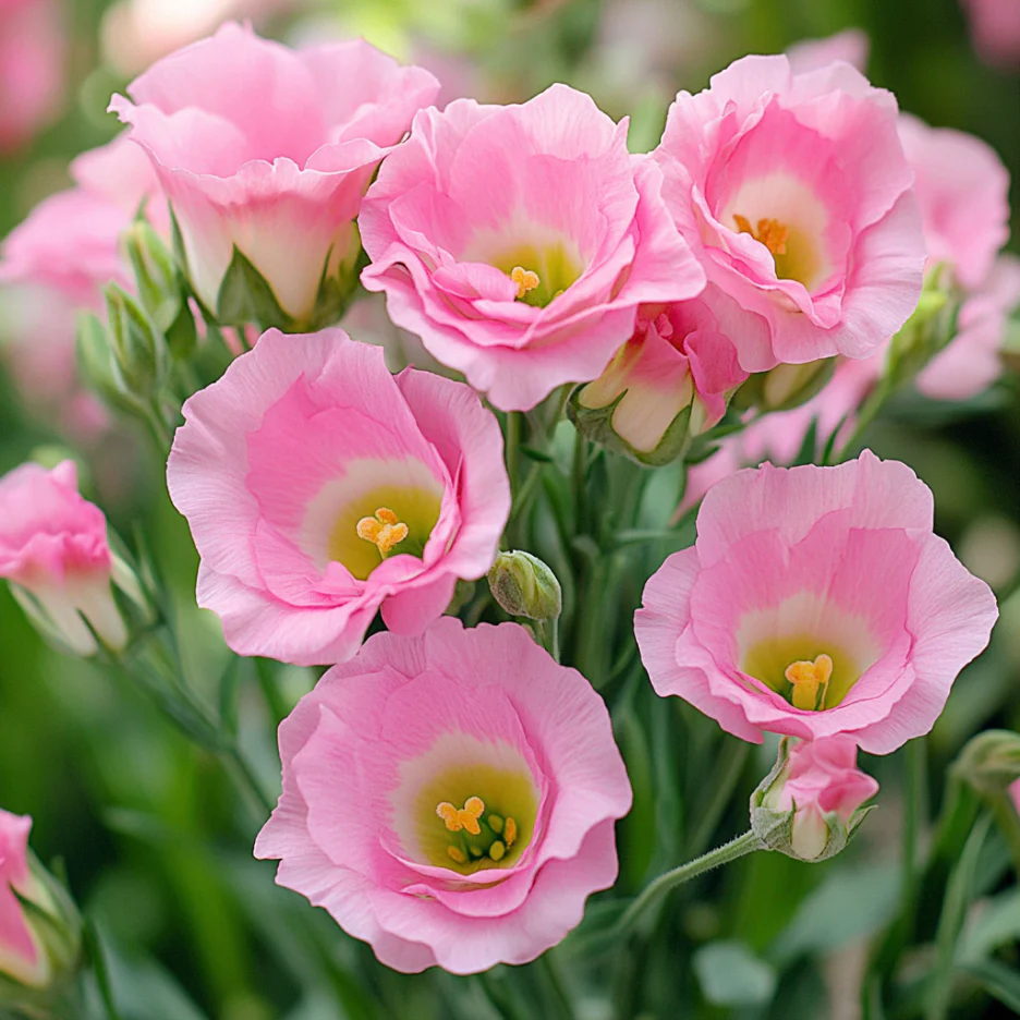 Lisianthus Rosita 2 Pink Flash II Seeds – Bright Pink Blooms for Elegant Gardens and Bouquets