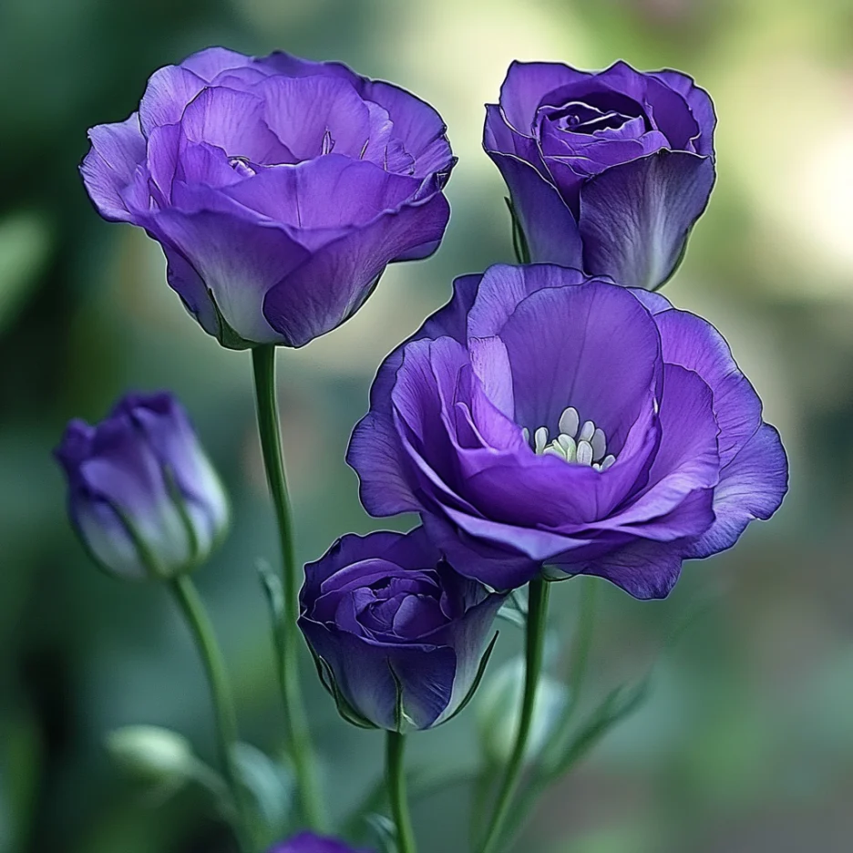 Lisianthus Rosita 2 Sapphire Seeds, Stunning Deep Blue-Purple Blooms for Elegant Gardens & Bouquets - Image 2