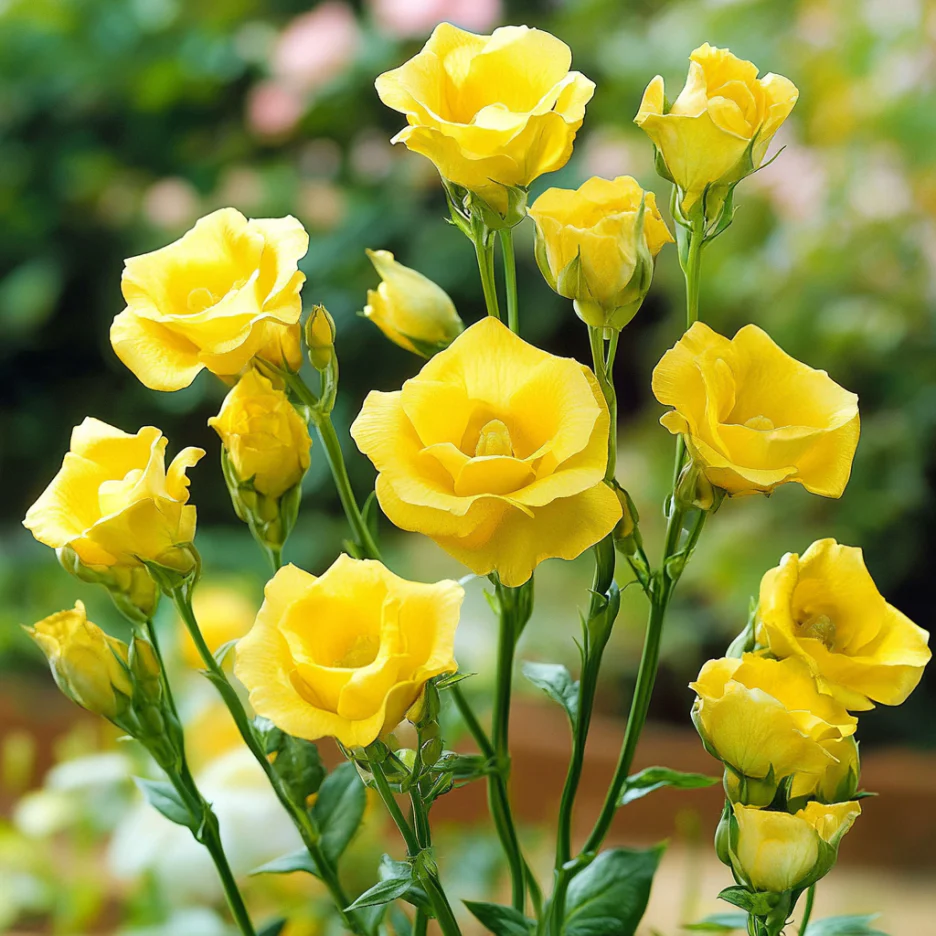 Lisianthus Rosita 2 Yellow Seeds, Bright Yellow Blooms for Cheerful Gardens & Bouquets - Image 2