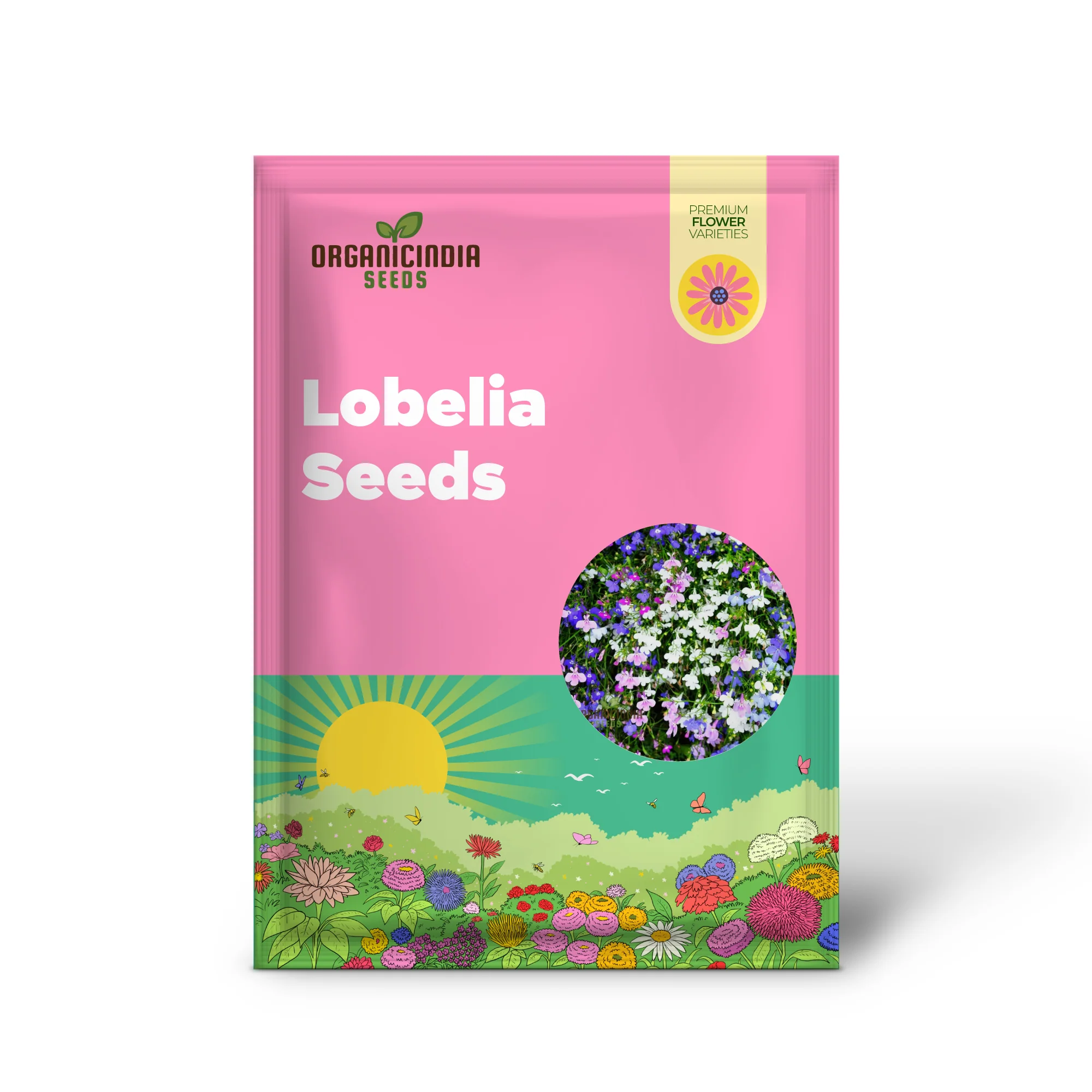 Lobelia Mrs Clibran Seeds for Cultivating Stunning Garden Borders | High-Quality Gardening Seeds for Exquisite Blooms - Image 2