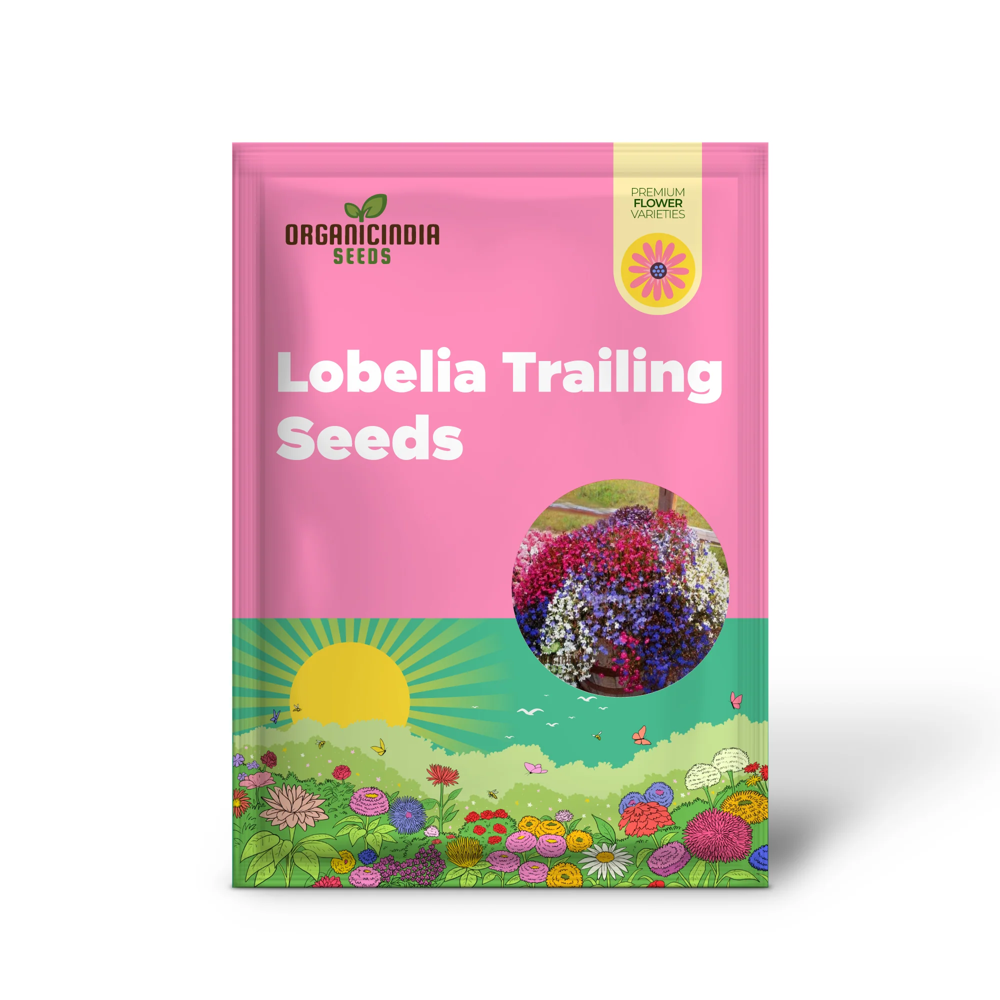Lobelia Trailing Mixed - Perfect for Hanging Baskets, Window Boxes, and Garden Borders - Ideal for Creating a Cascading Colorful Display in Your Garden Spaces - Image 2