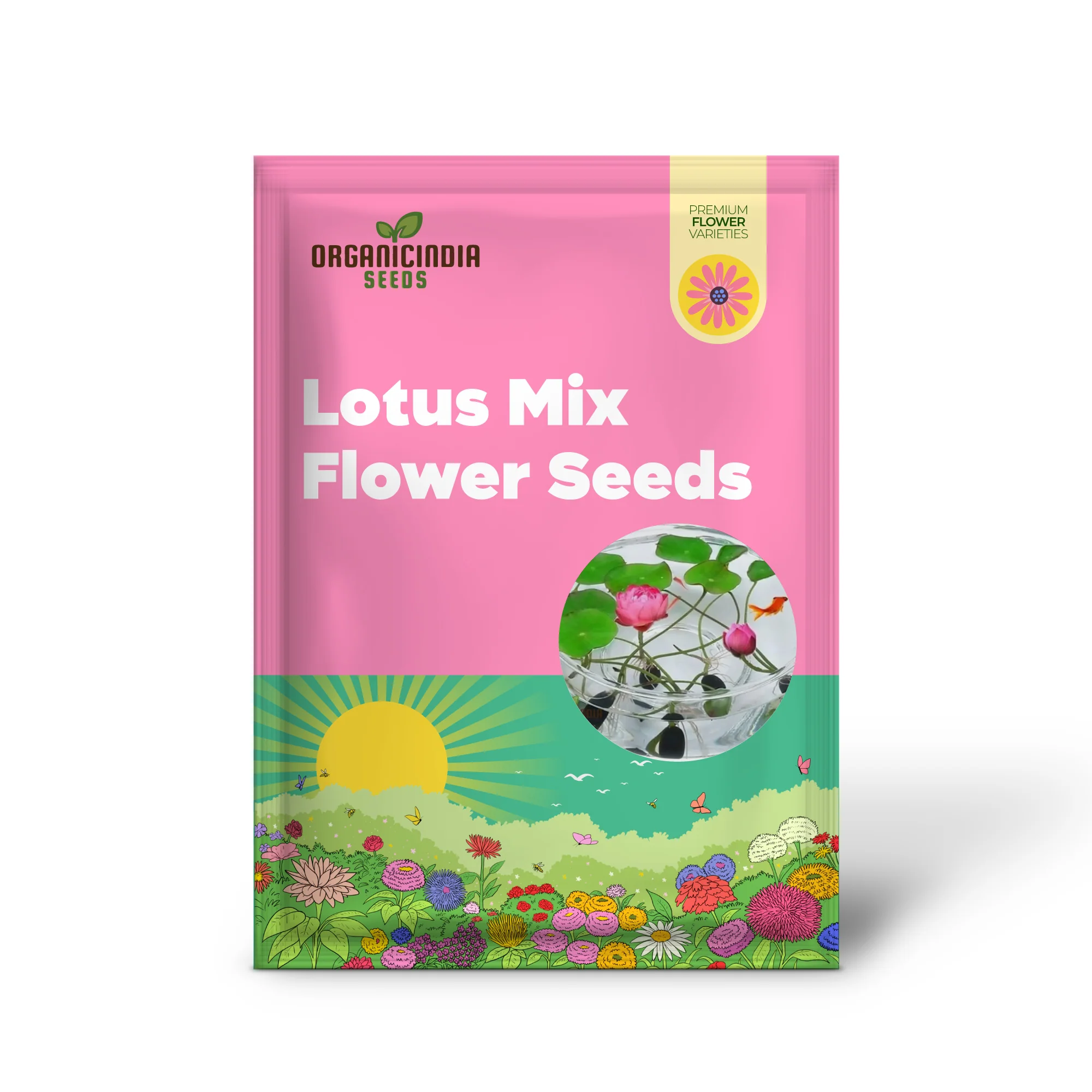 Lotus Mix Flower Seeds   All Mix Colors  Bring Positive Vibrations to Your Garden with Vaastu Shastra Guidance - Image 2