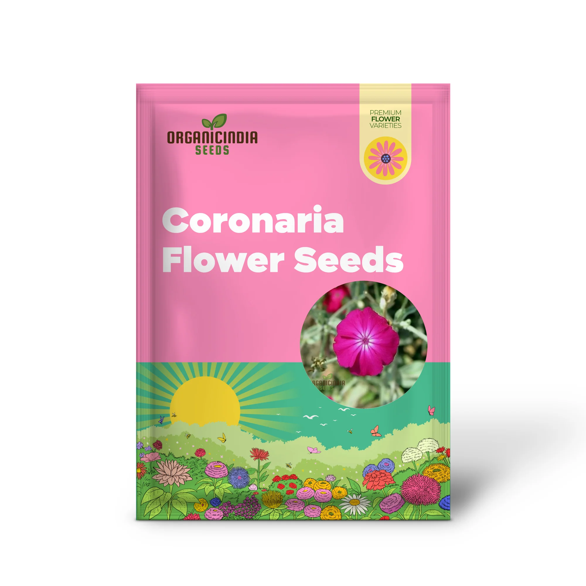 Lychnis Coronaria Flower Seeds for Planting , Premium Seeds for Gardening - Image 2
