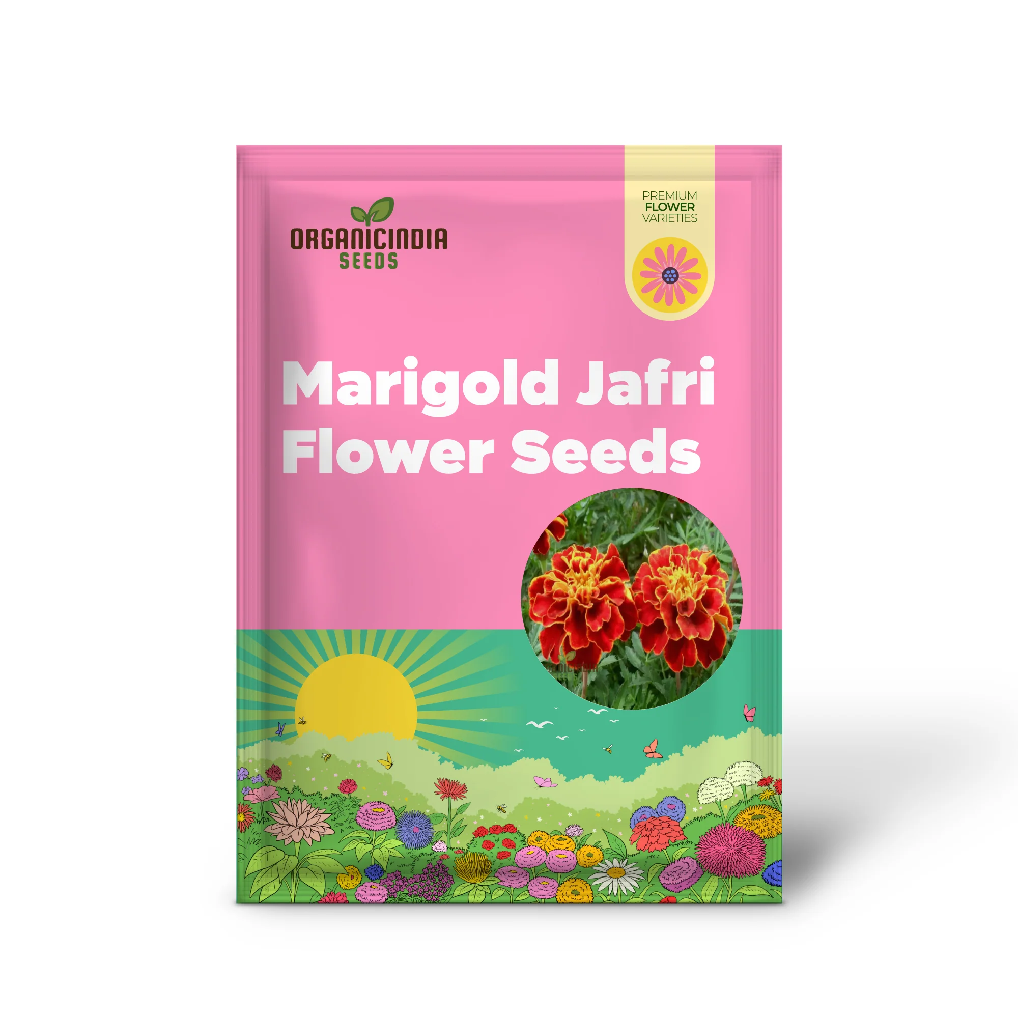 Marigold Jafri Flower Seeds for Stunning Flower Planting and Gardening Success - Image 2