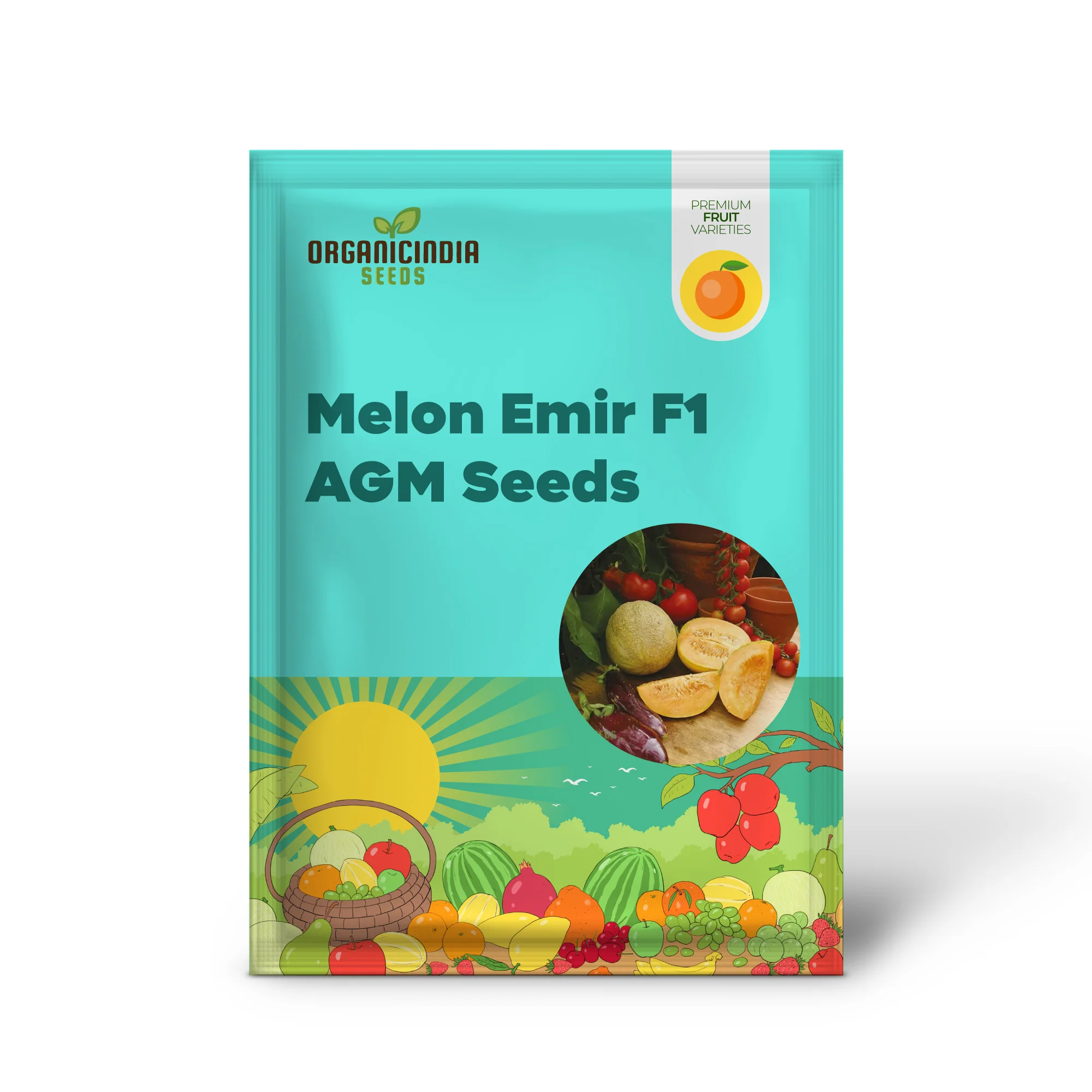 Melon Emir F1 AGM Seeds, High-Quality Fruit Seeds for Planting Delicious Melons in Your Garden - Image 2