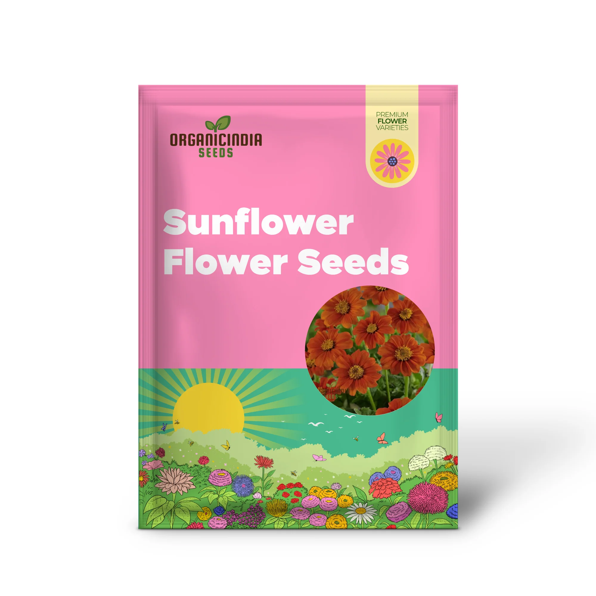 Mexican Sunflower Orange Flower Seeds, Vibrant and Hardy Blooms for Eye-Catching Gardens - Image 2