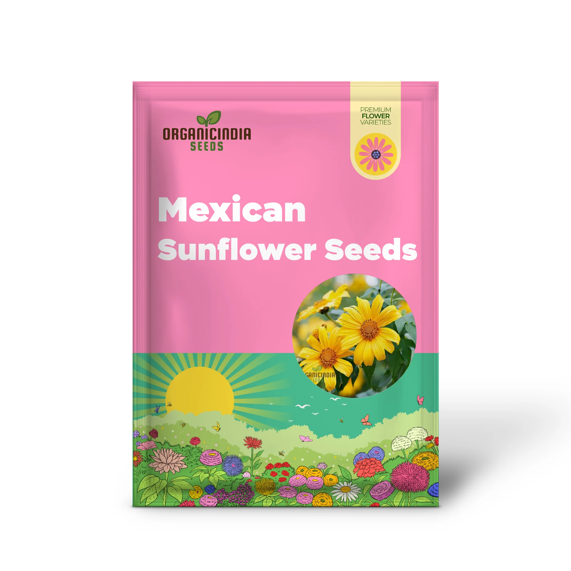 Mexican Sunflower Seeds - Mix, A Vibrant Collection of Colorful Sunflowers for Your Garden - Image 2