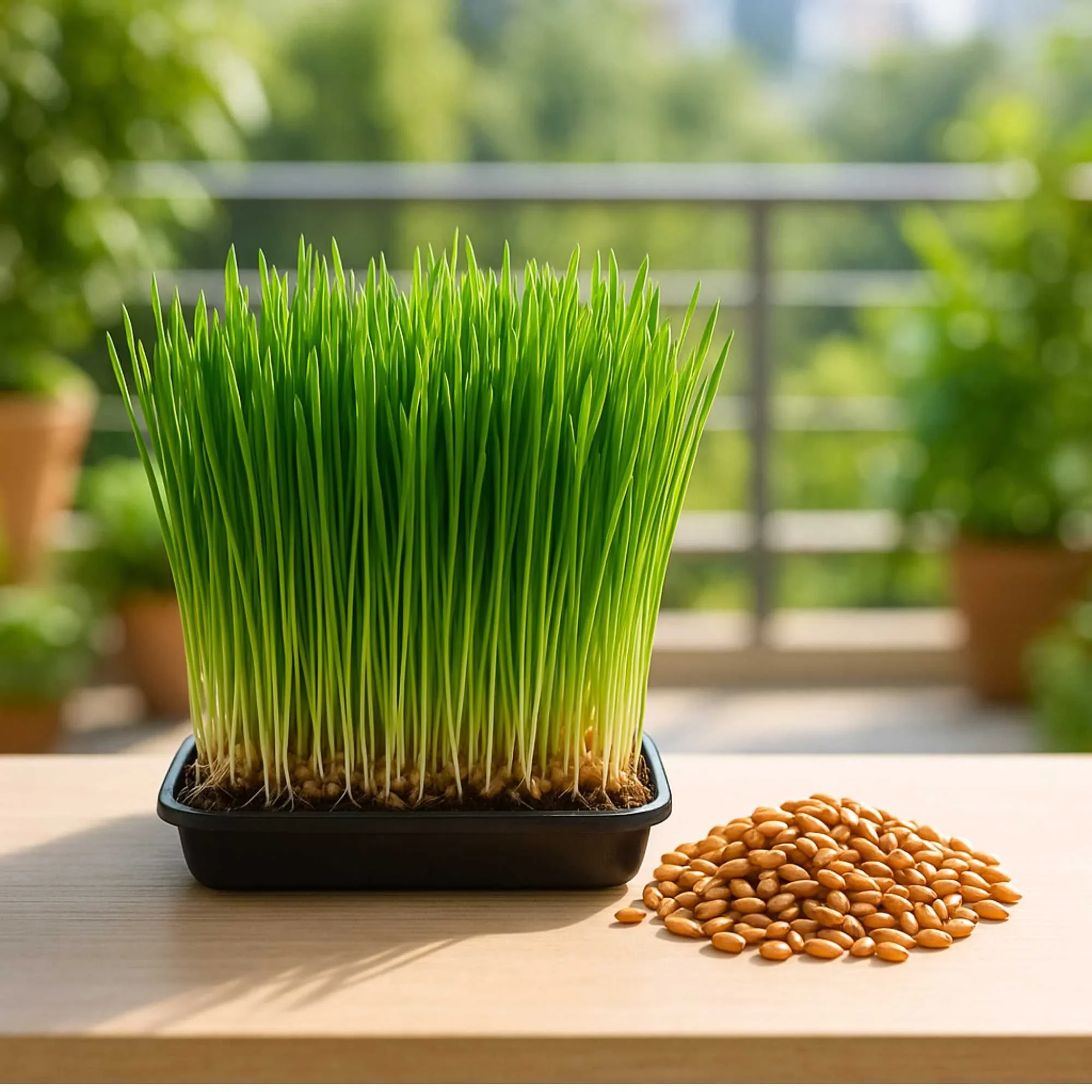 Microgreen Wheat Grass Seeds - Fast Growing, Nutrient-Rich, Perfect for Indoor Gardens - Image 4