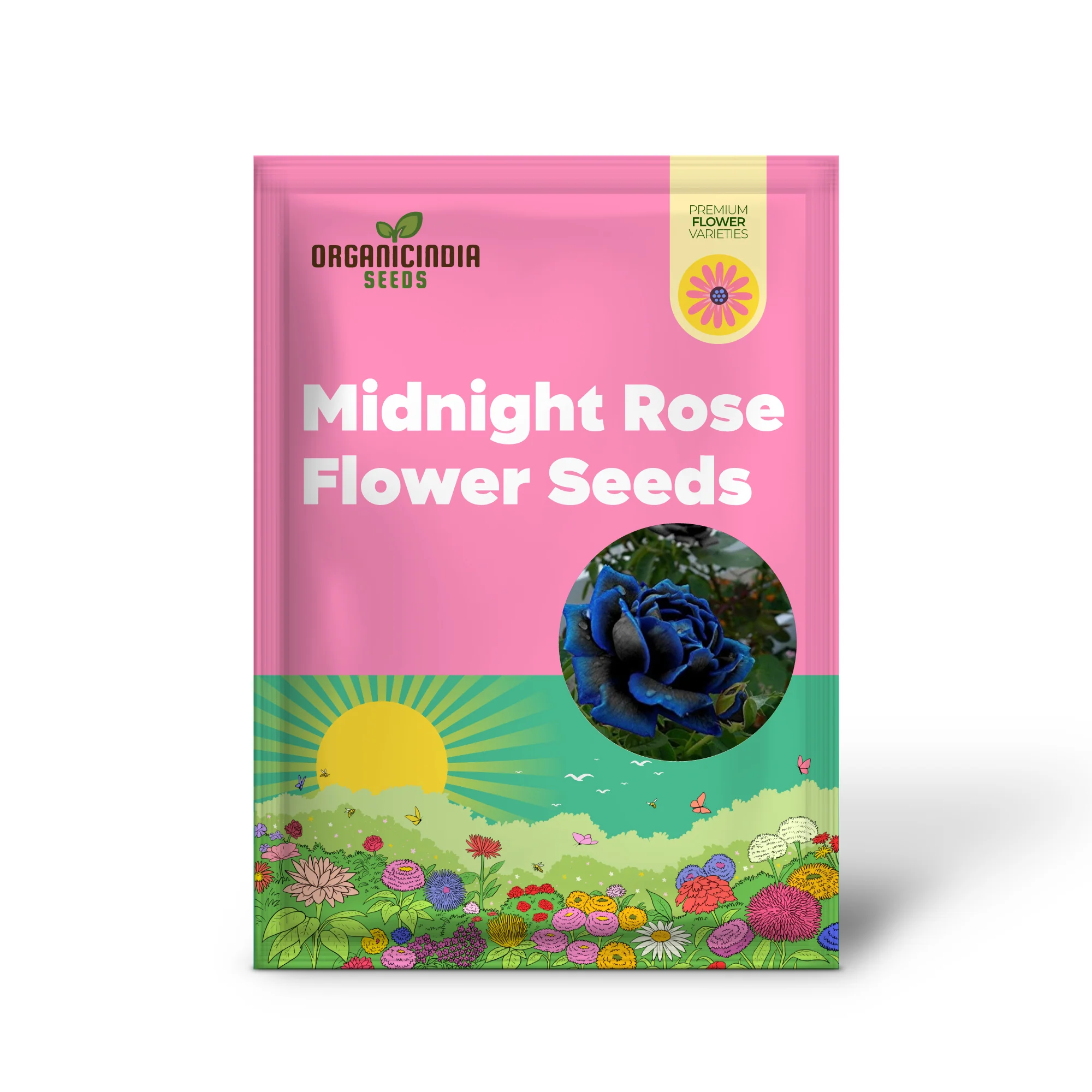 Midnight Supreme Rose Flower Seeds for Planting - Image 2