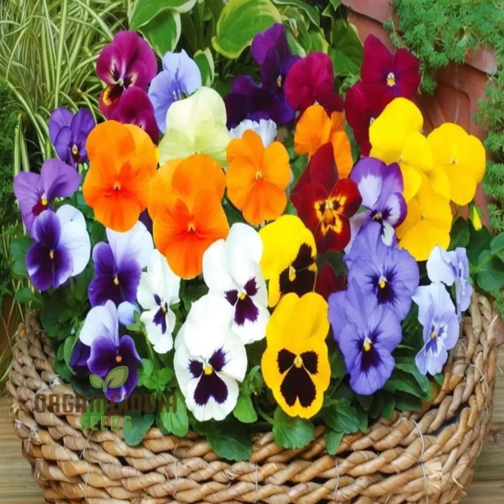 Mini Pansy Flower Seeds – Charming Petite Blooms for Delightful Garden Displays