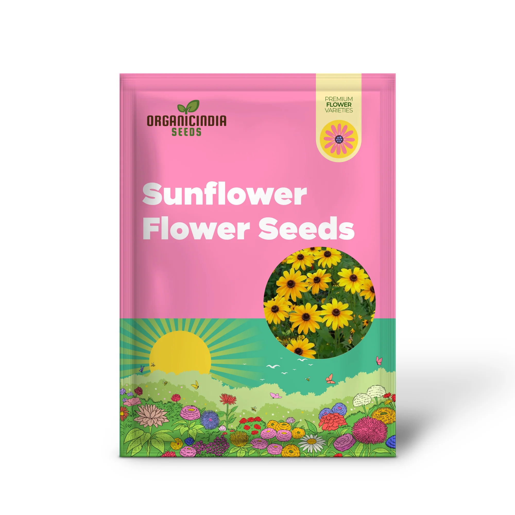 Miniature Sunflower - Desi Flower Seeds for Your Planting and Gardening Pleasure - Image 2