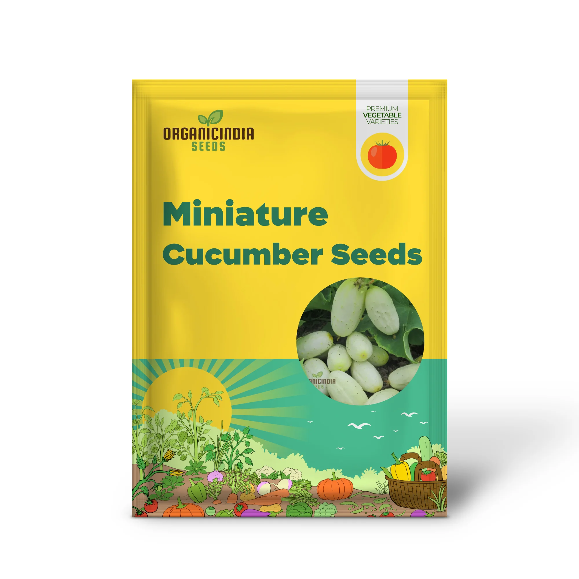 Miniature White Cucumber Seeds - Cultivate Petite and Refreshing Miniature White Cucumbers in Your Garden - Image 2