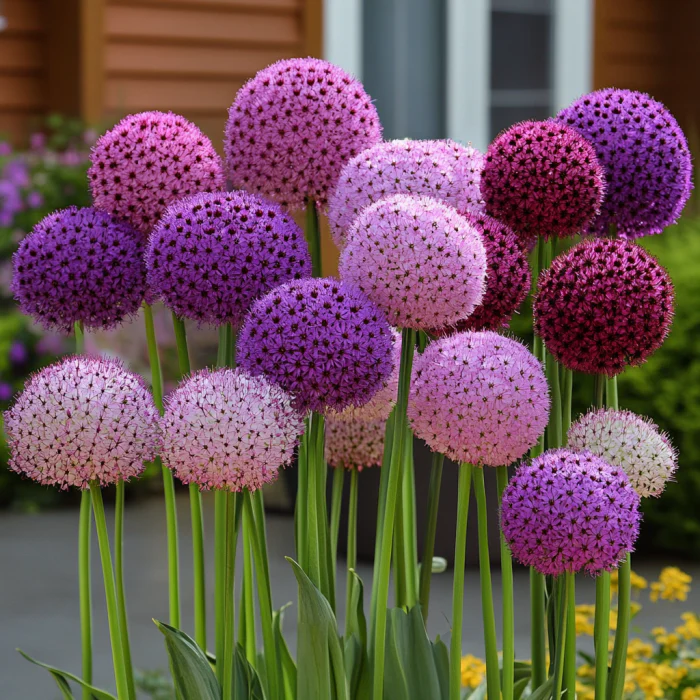 Mix Giant Allium Giganteum Flower Seeds, Stunning Perennial Color Variety - Image 2