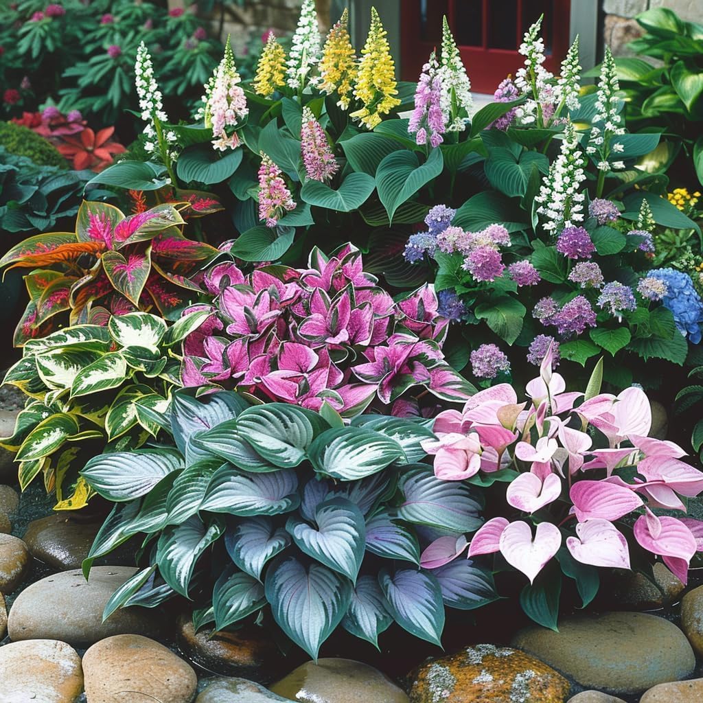 Mixed Hosta & Lily Perennial Flower Seeds – White Lace & Colorful Varieties for DIY Home Garden Ground Cover Planting - Image 6