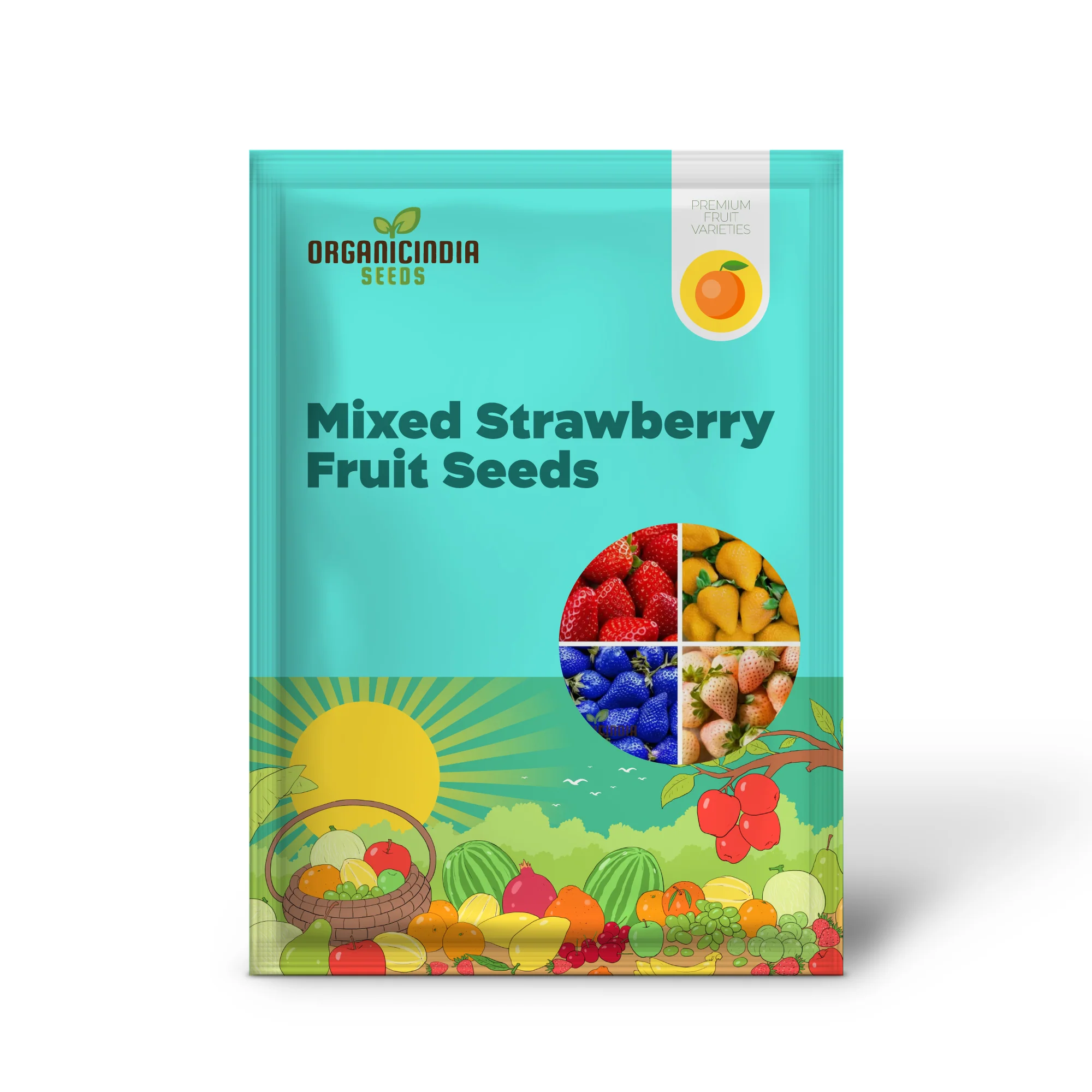 Mixed Strawberry Fruit Seeds, Organic, Fast-Growing, High Yield, Perfect for Home Gardens - Image 2