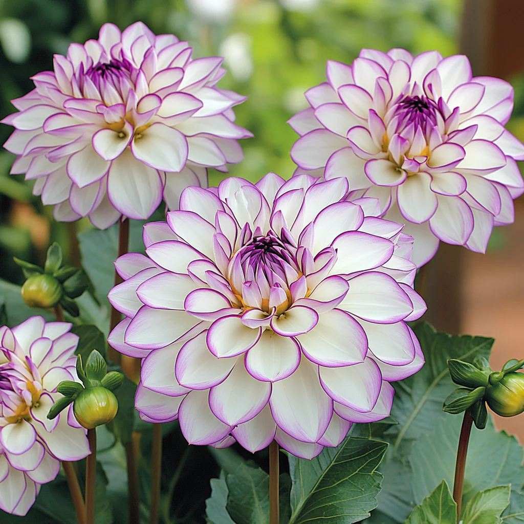 Mixed White and Purple Dahlia Flower Seeds - Image 2