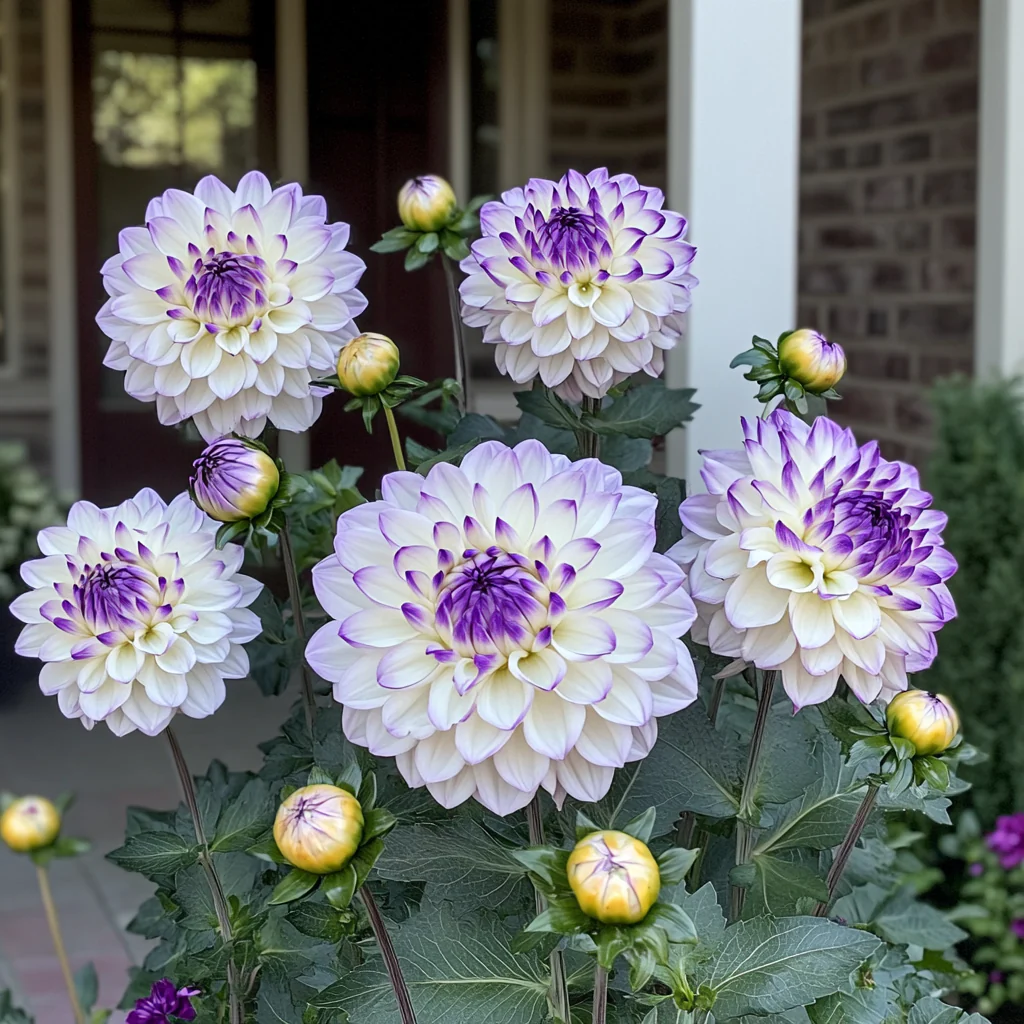 Mixed White and Purple Dahlia Flower Seeds - Image 4