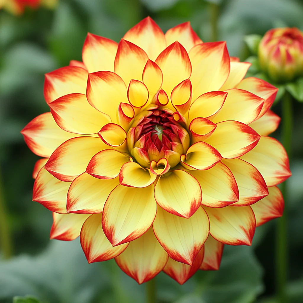 Mixed Yellow and Red Dahlia Seeds – Vibrant Garden Blooms for Planting