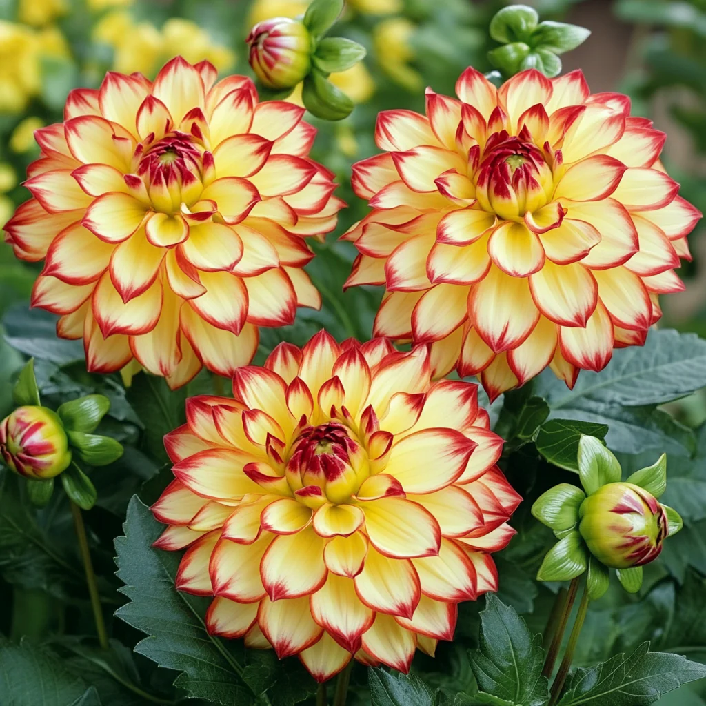 Mixed Yellow and Red Dahlia Seeds – Vibrant Garden Blooms for Planting - Image 2