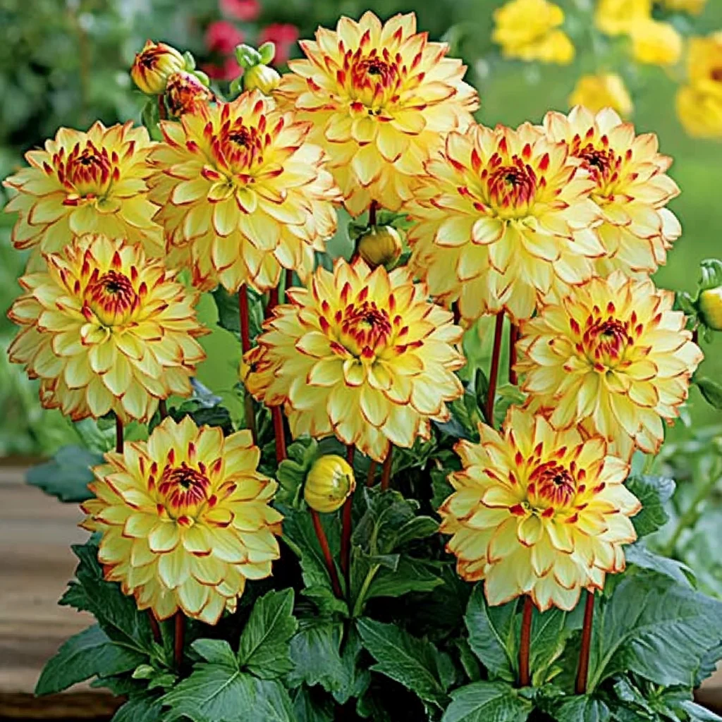 Mixed Yellow and Red Dahlia Seeds – Vibrant Garden Blooms for Planting - Image 3
