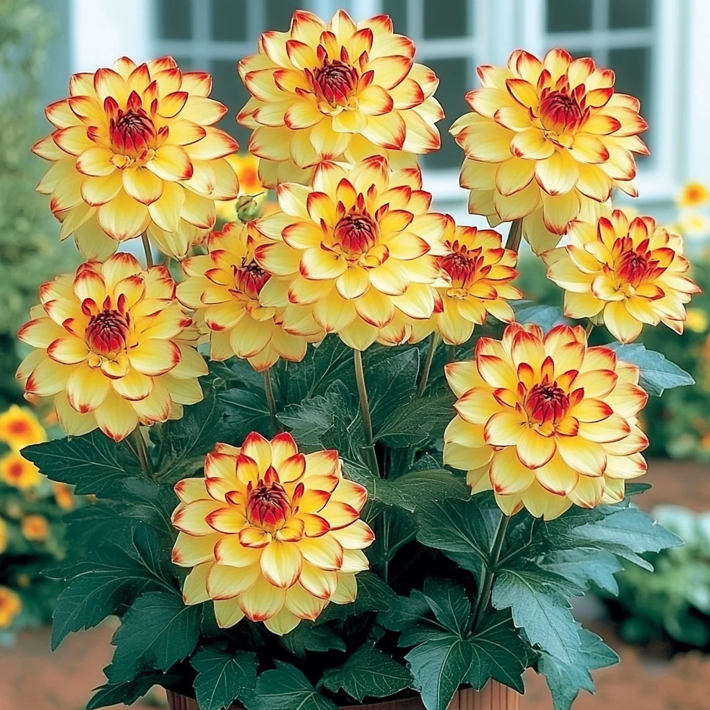 Mixed Yellow and Red Dahlia Seeds – Vibrant Garden Blooms for Planting - Image 5
