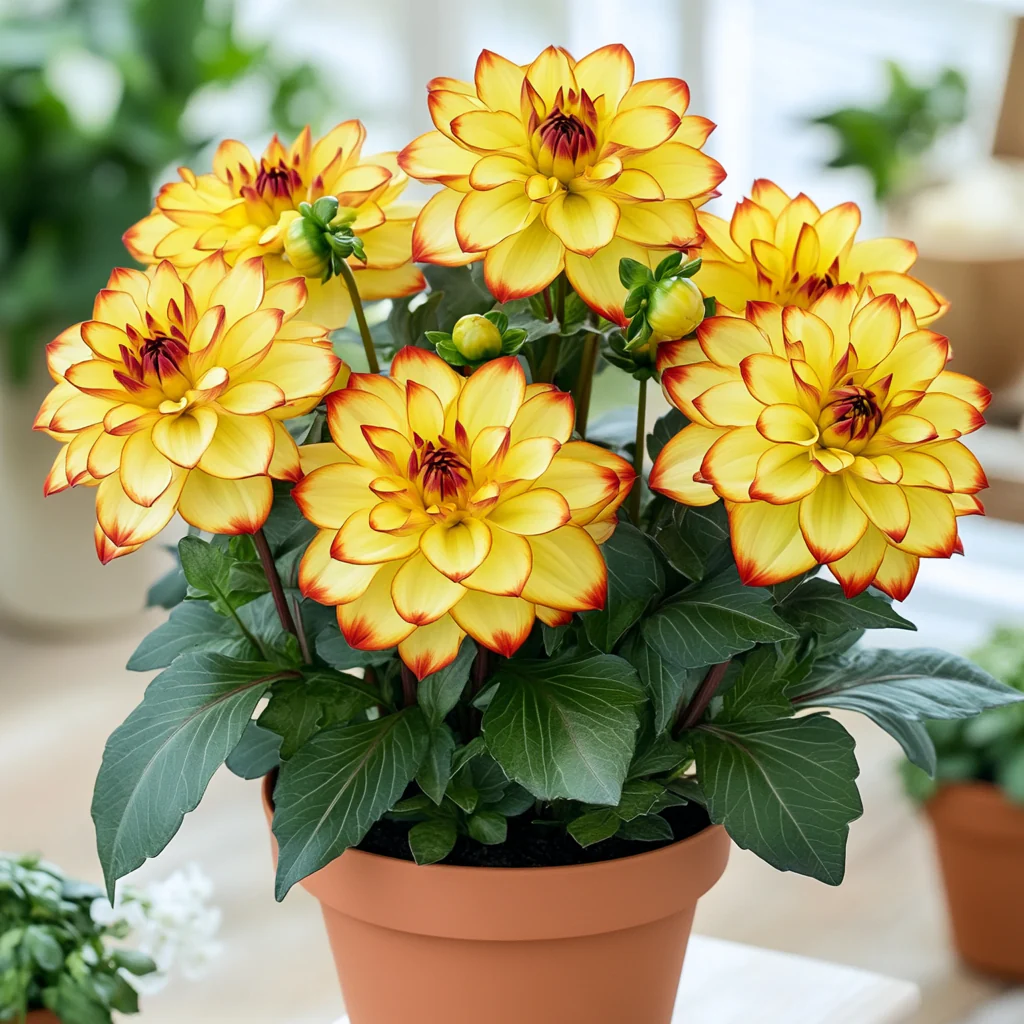 Mixed Yellow and Red Dahlia Seeds – Vibrant Garden Blooms for Planting - Image 6